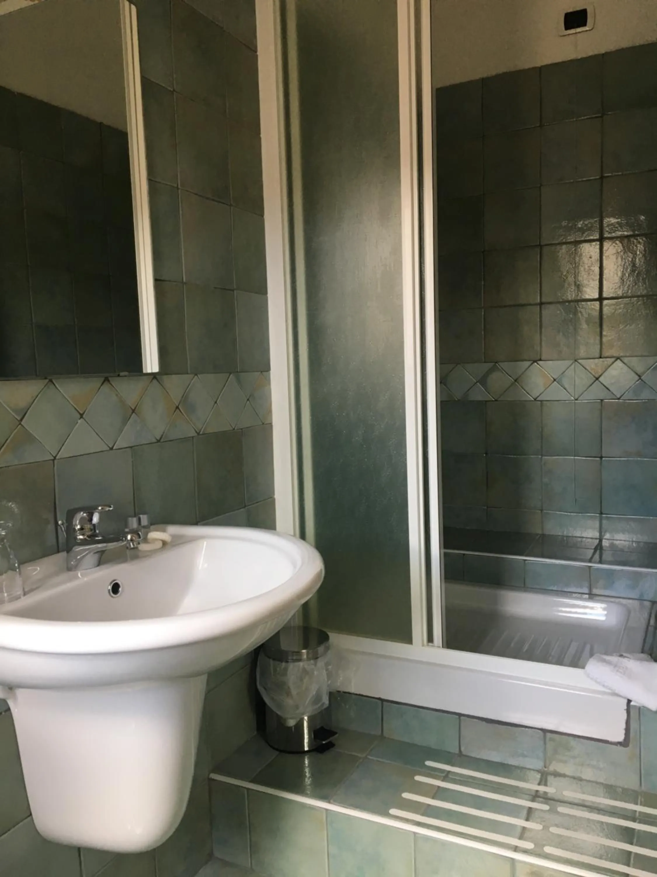 Bathroom in Hotel Sorgente