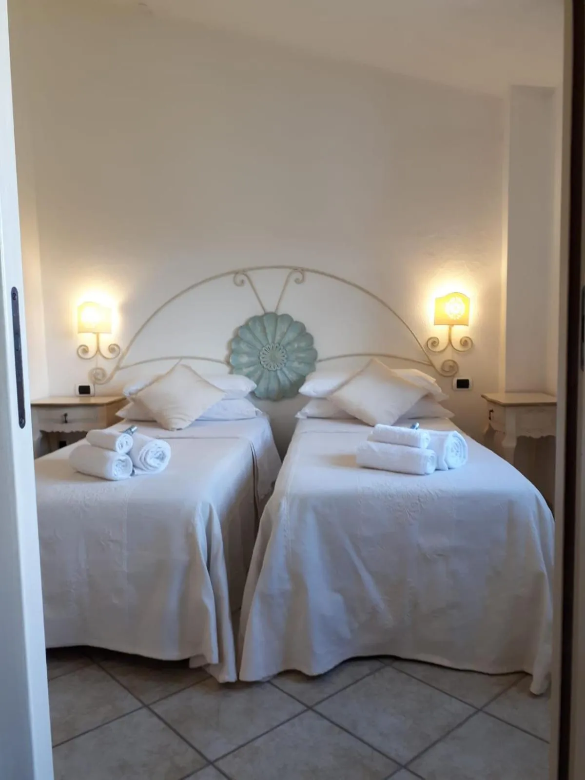 Bed in Hotel Sorgente