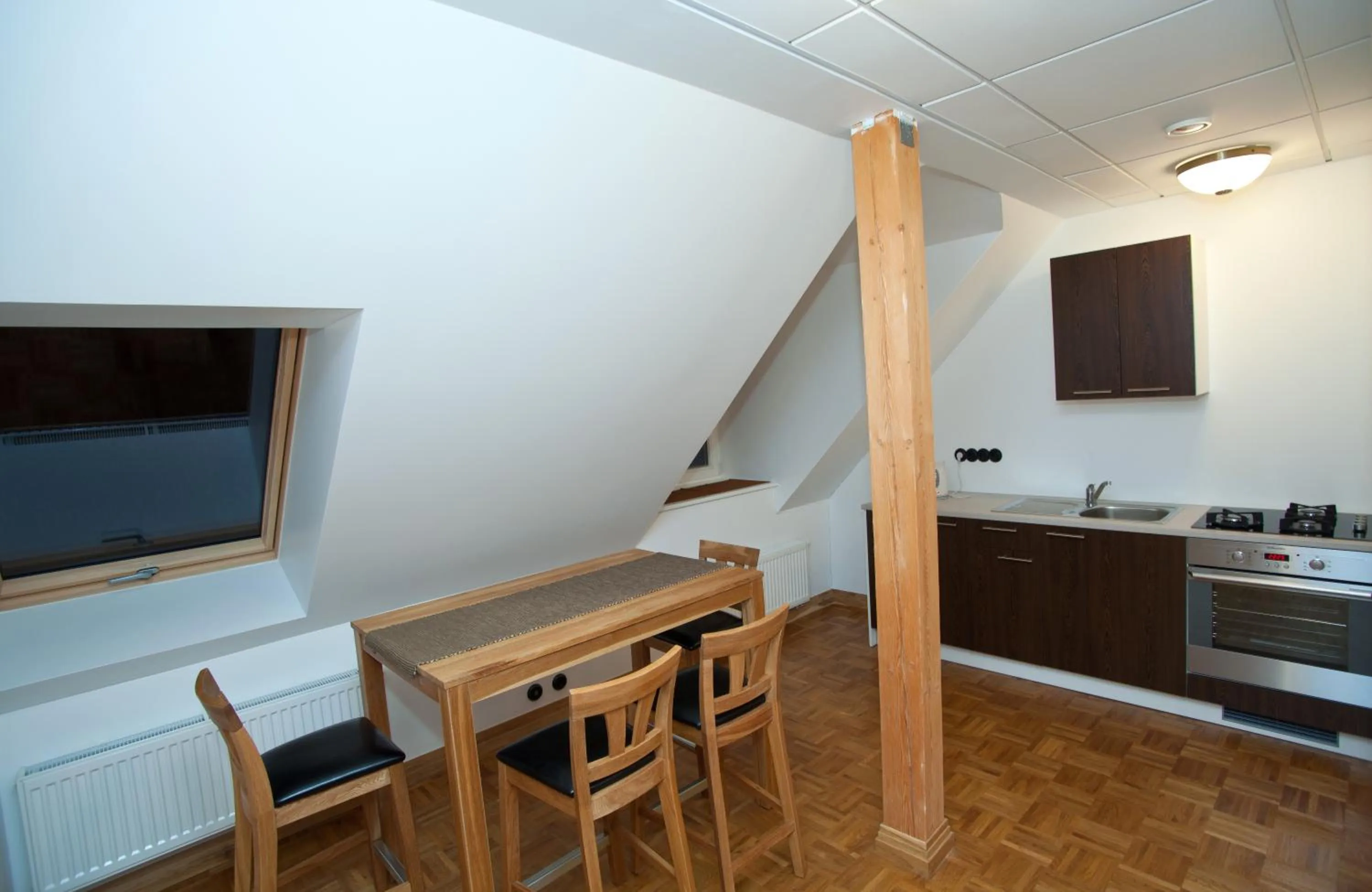 Kitchen or kitchenette in Hotell Räpina