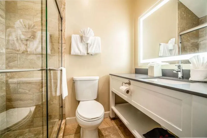 Bathroom in Waterside Suites and Marina