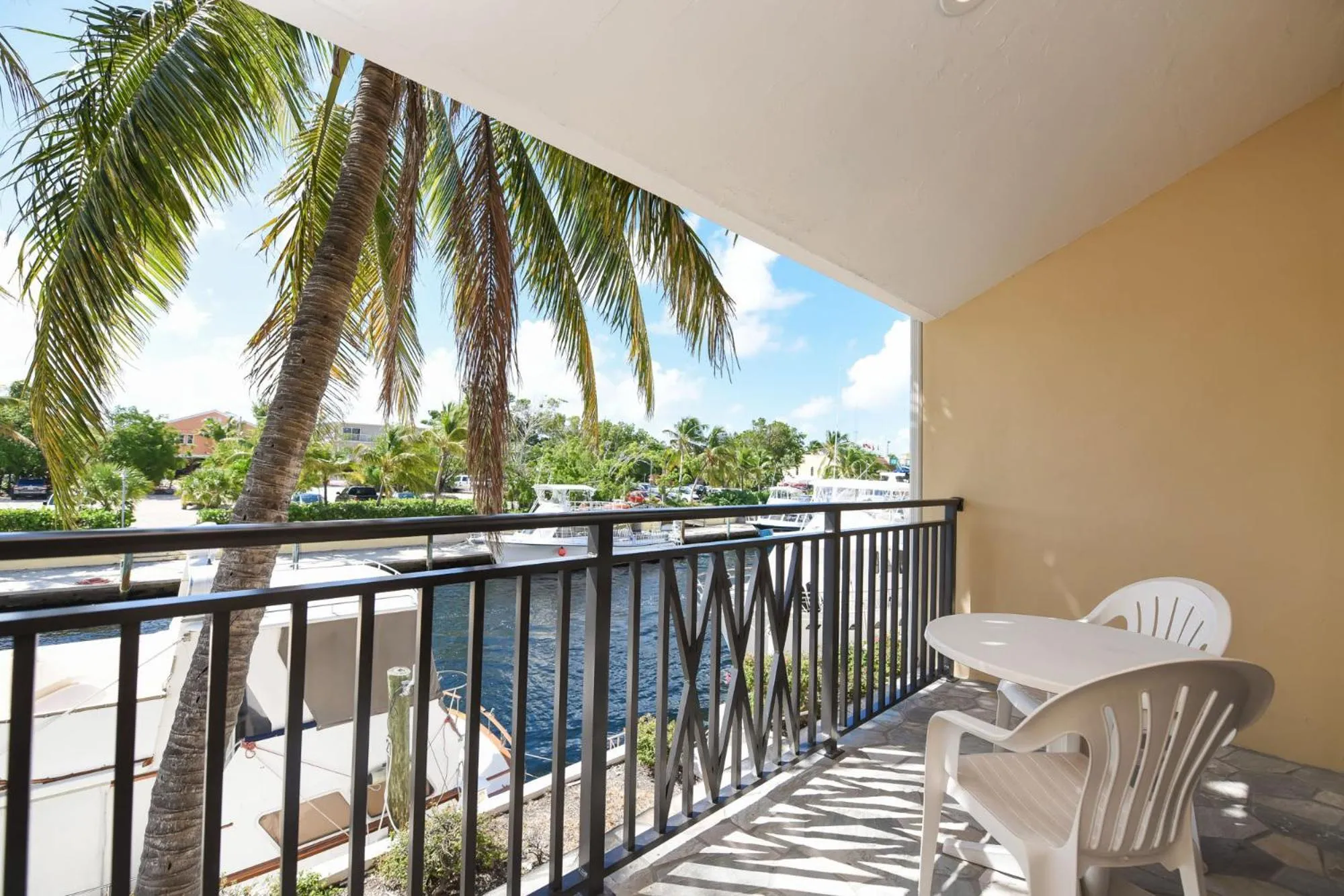 On site in Waterside Suites and Marina