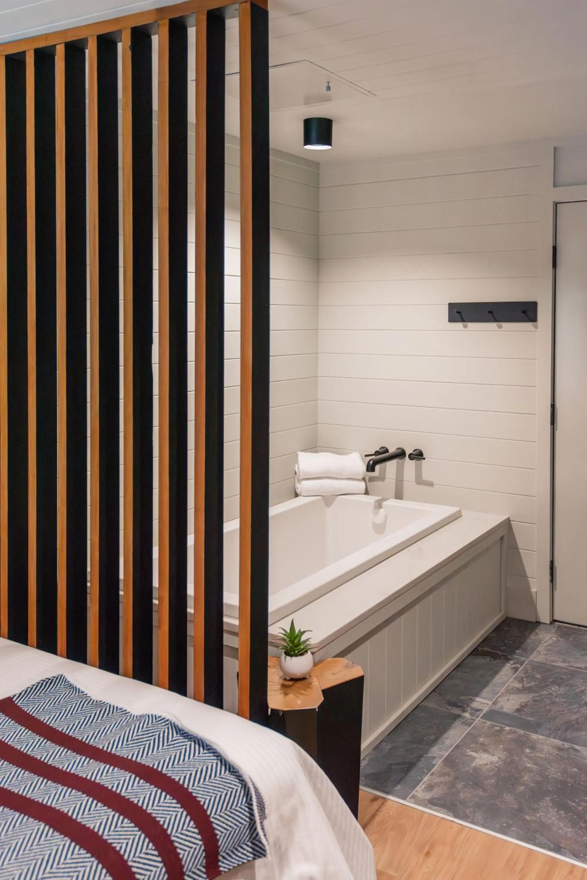 Bath, Bed in Historic Rocky Waters Inn, A Small Luxury Hotel