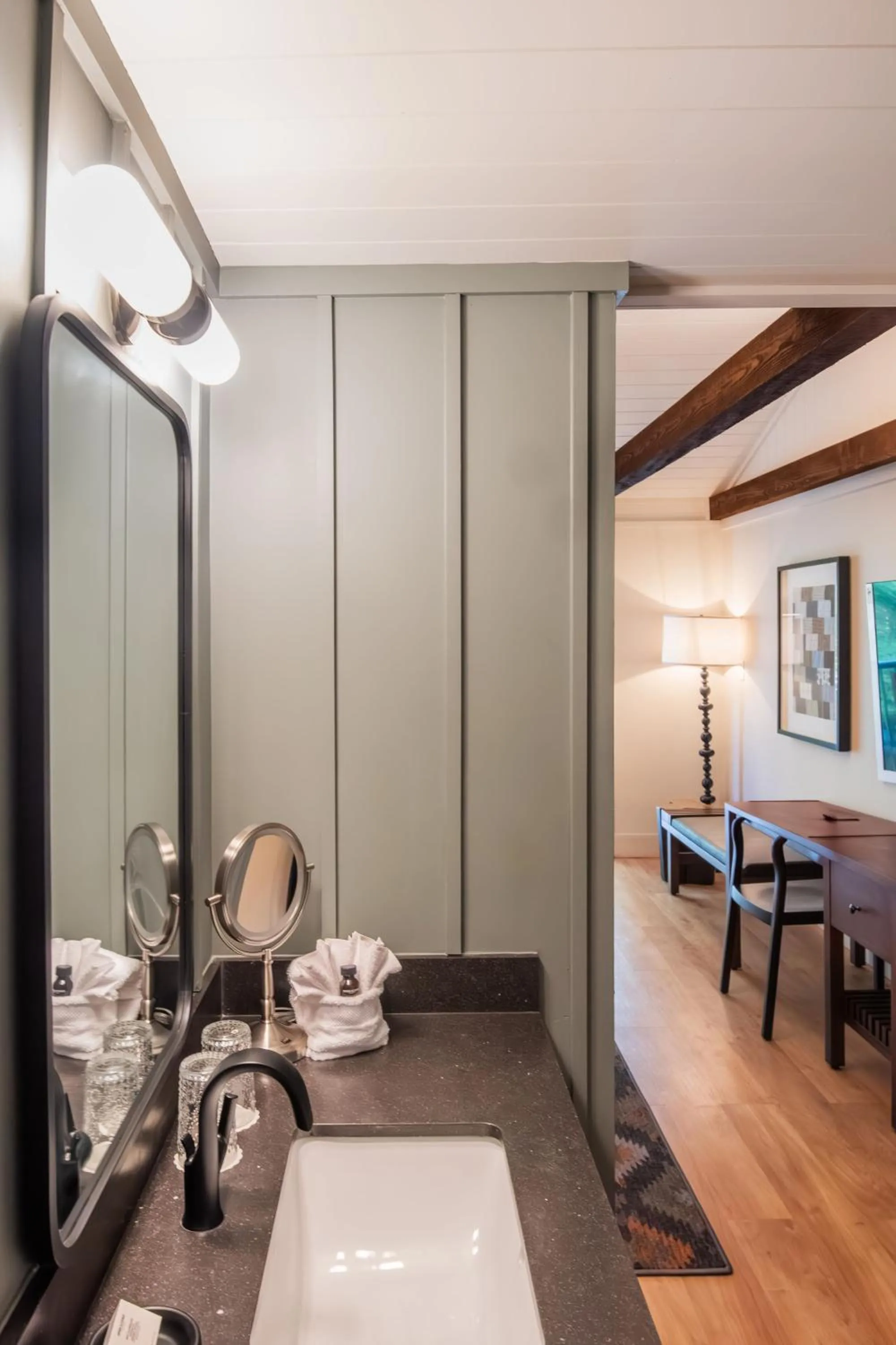 Bathroom in Historic Rocky Waters Inn, A Small Luxury Hotel