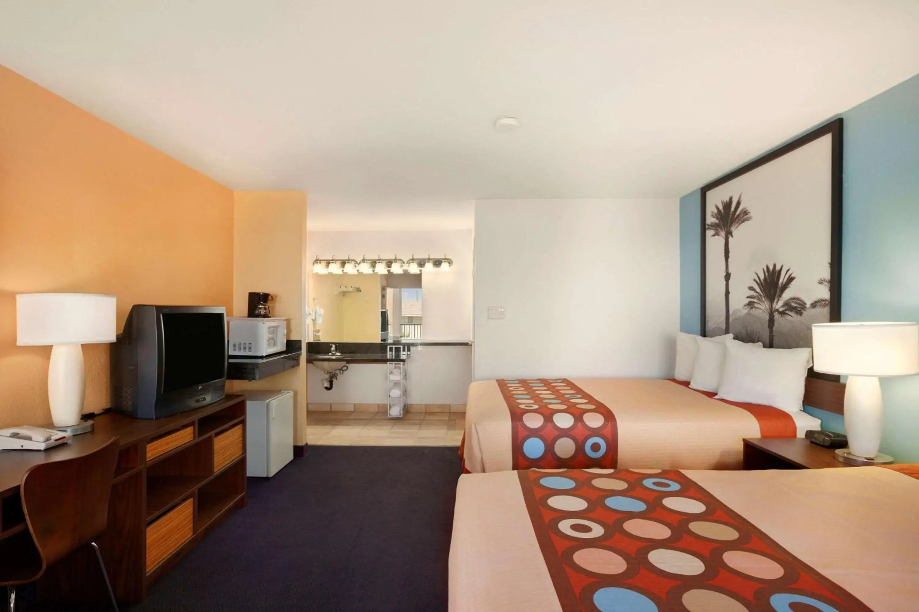 2 Queen Beds - Non-Smoking (Ground Floor) in Super 8 by Wyndham Indio 2 Queen Beds - Non-Smoking (Ground Floor) in Super 8 by Wyndham Indio