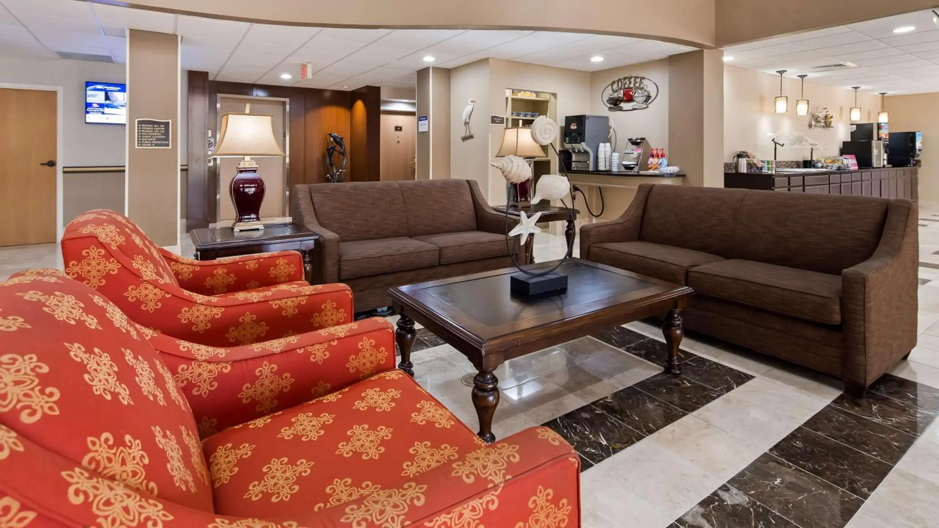 Lobby or reception in Best Western Plus Ambassador Suites Lobby or reception in Best Western Plus Ambassador Suites