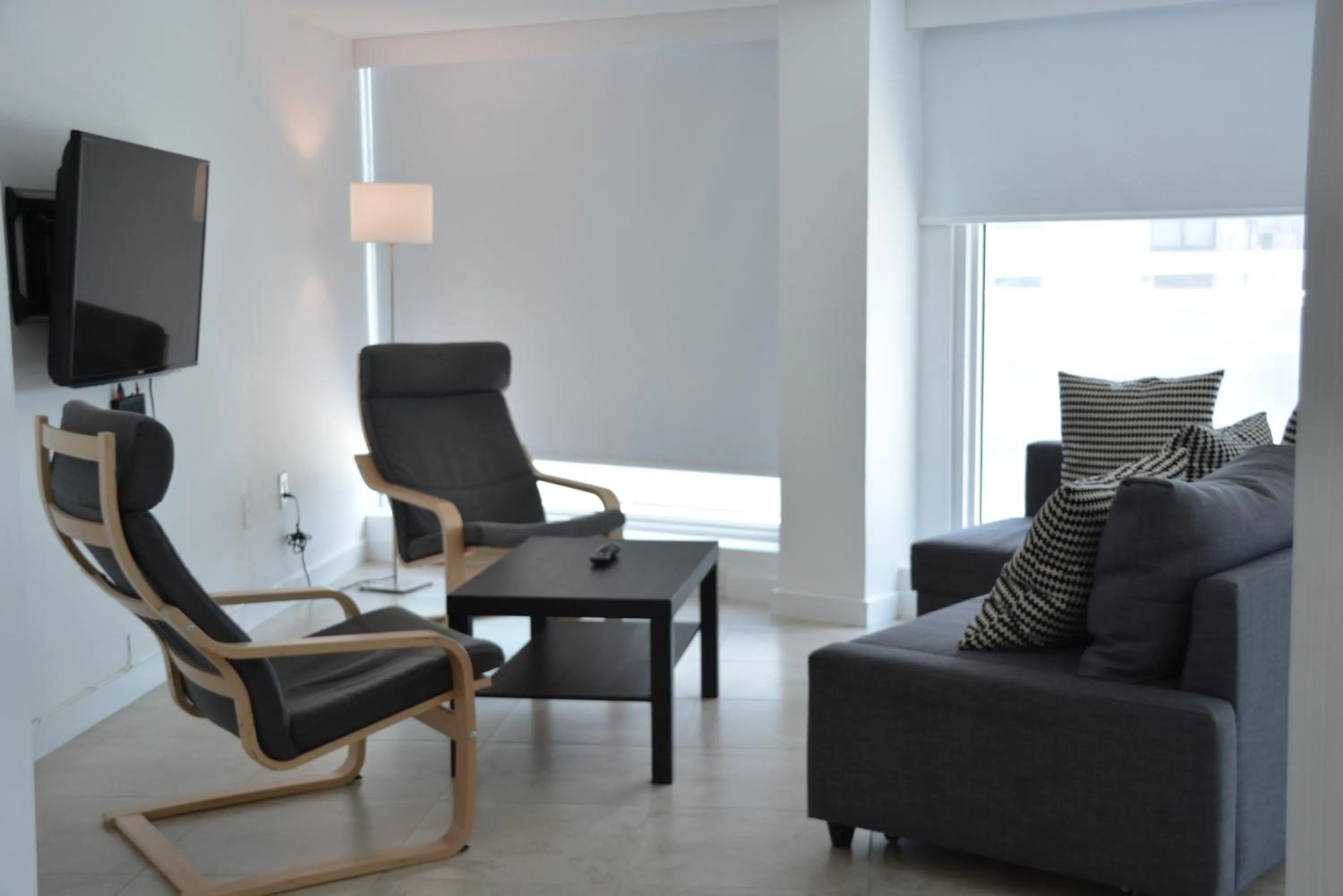 Living room in New Point Miami Beach Apartments