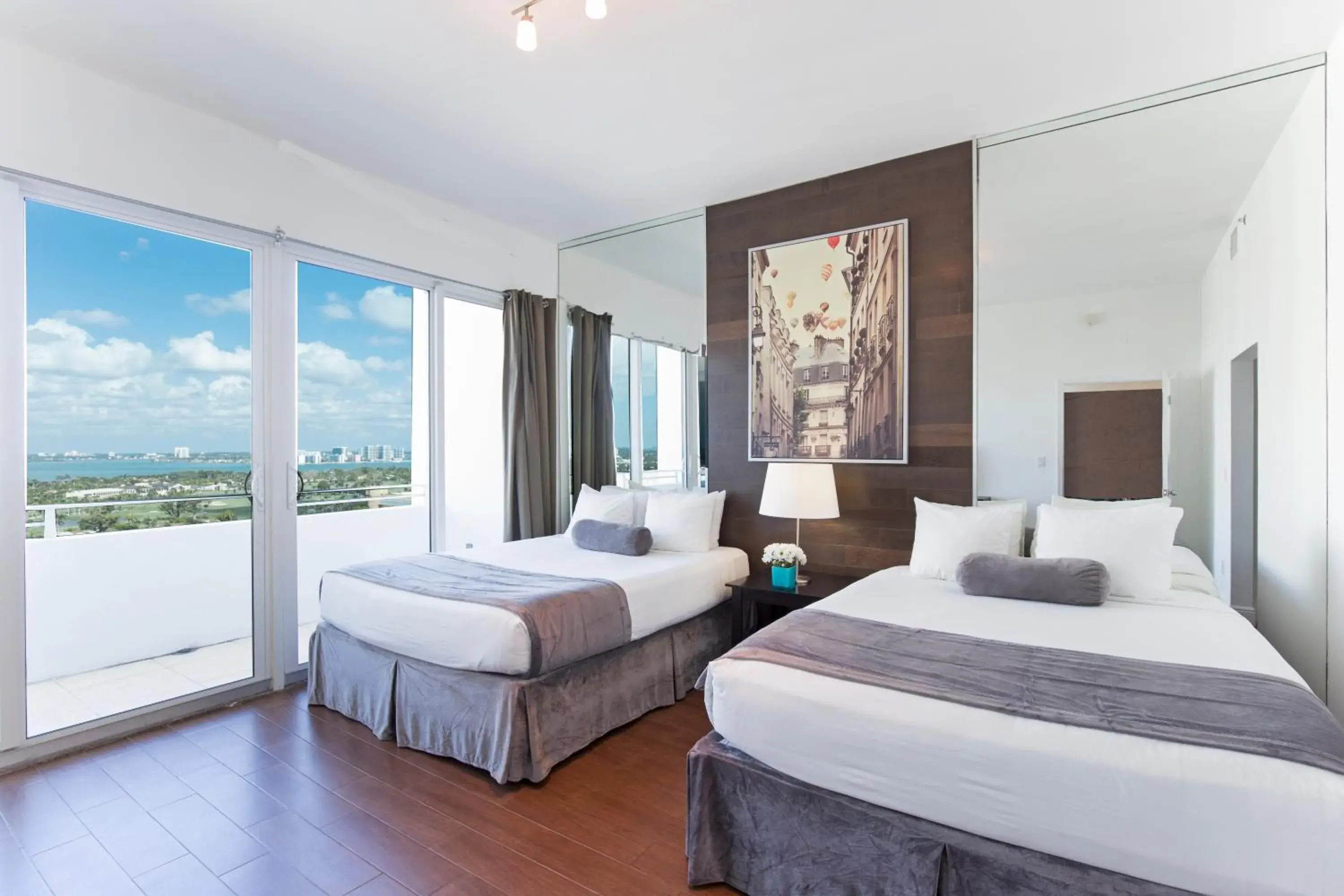 Bedroom, Bed in New Point Miami Beach Apartments Bedroom, Bed in New Point Miami Beach Apartments