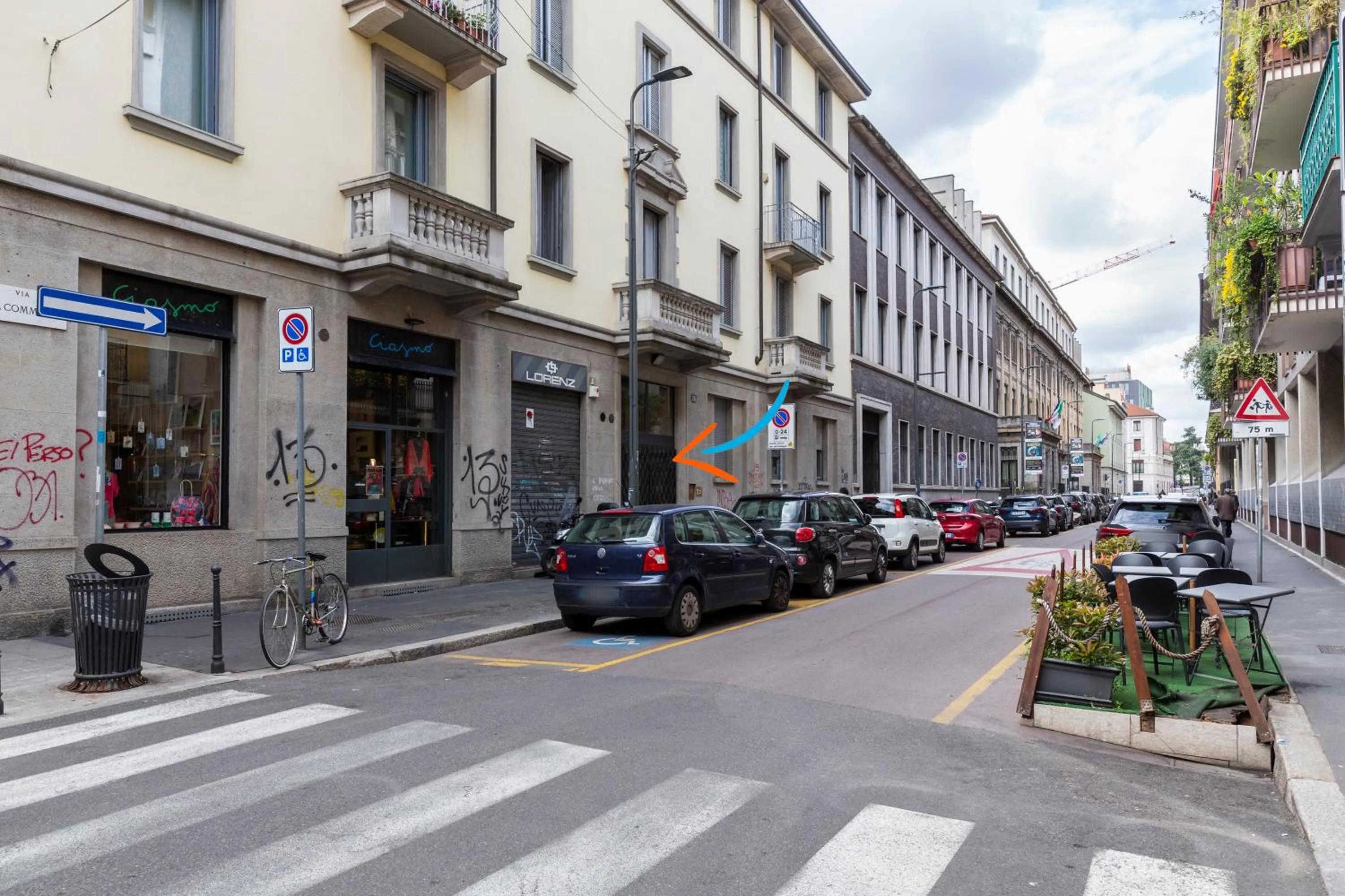 Facade/entrance in Titty House - Crocetta