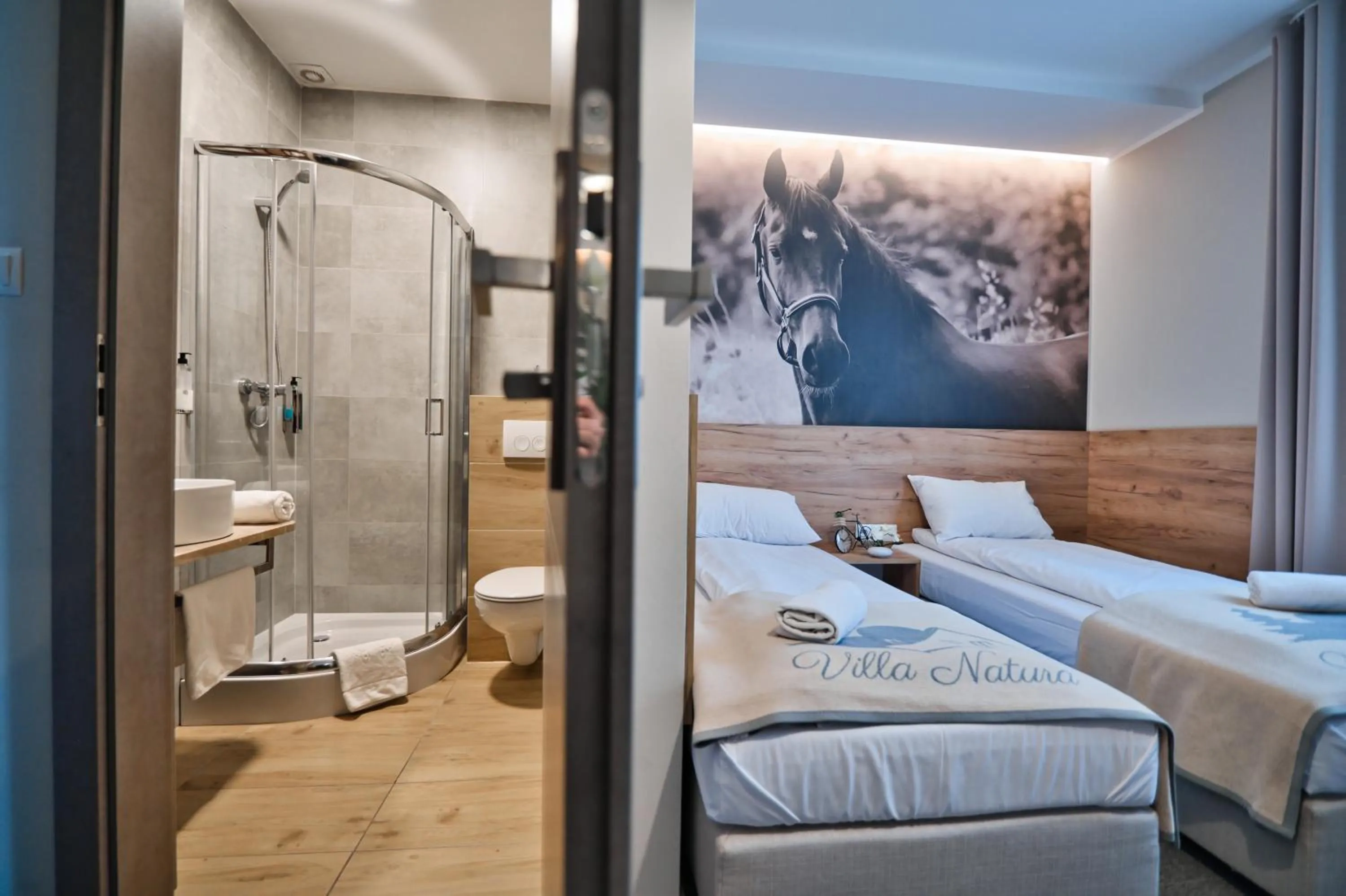 Bed in Villa Natura Zator Przeciszów