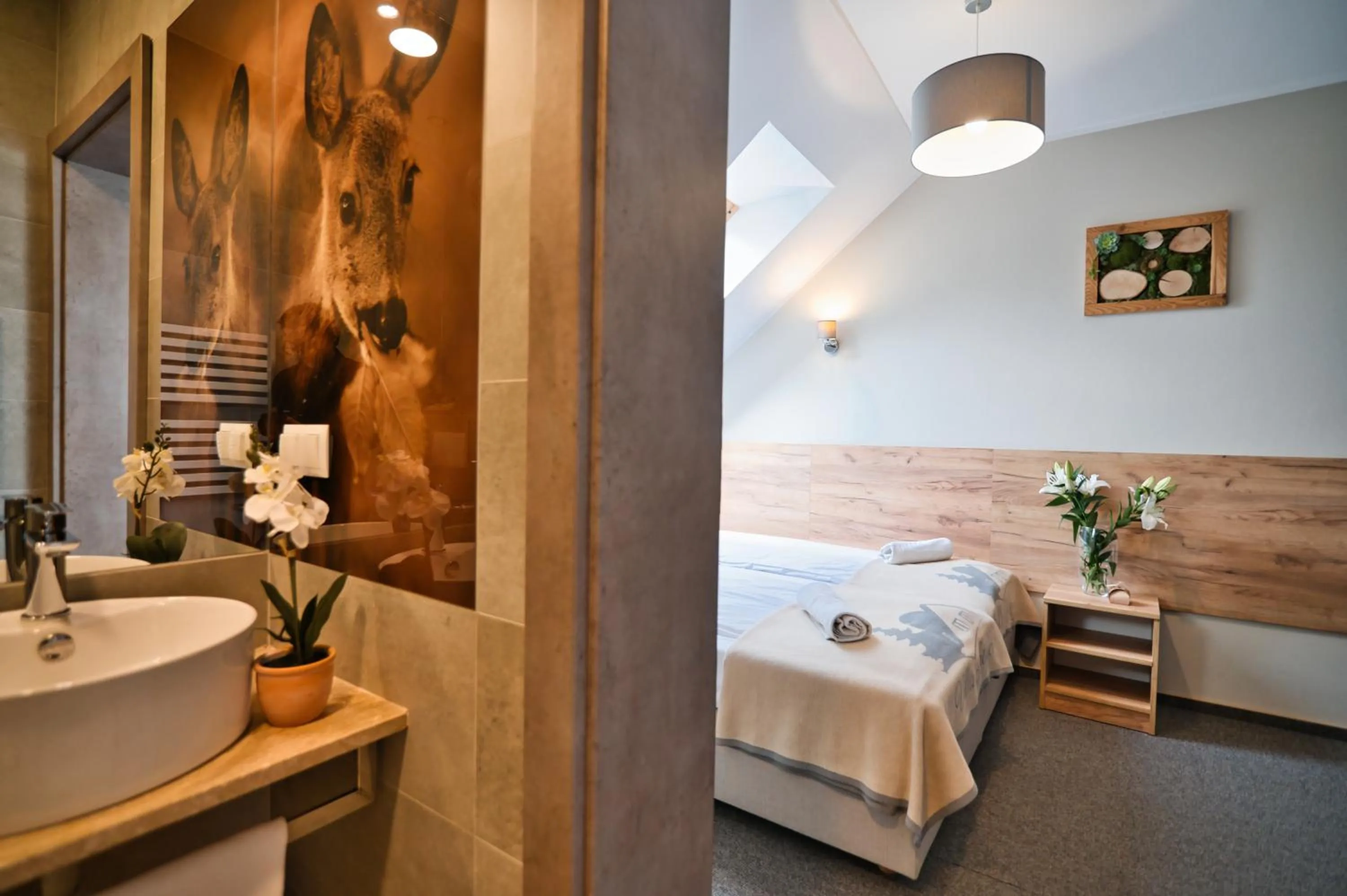 Bed in Villa Natura Zator Przeciszów