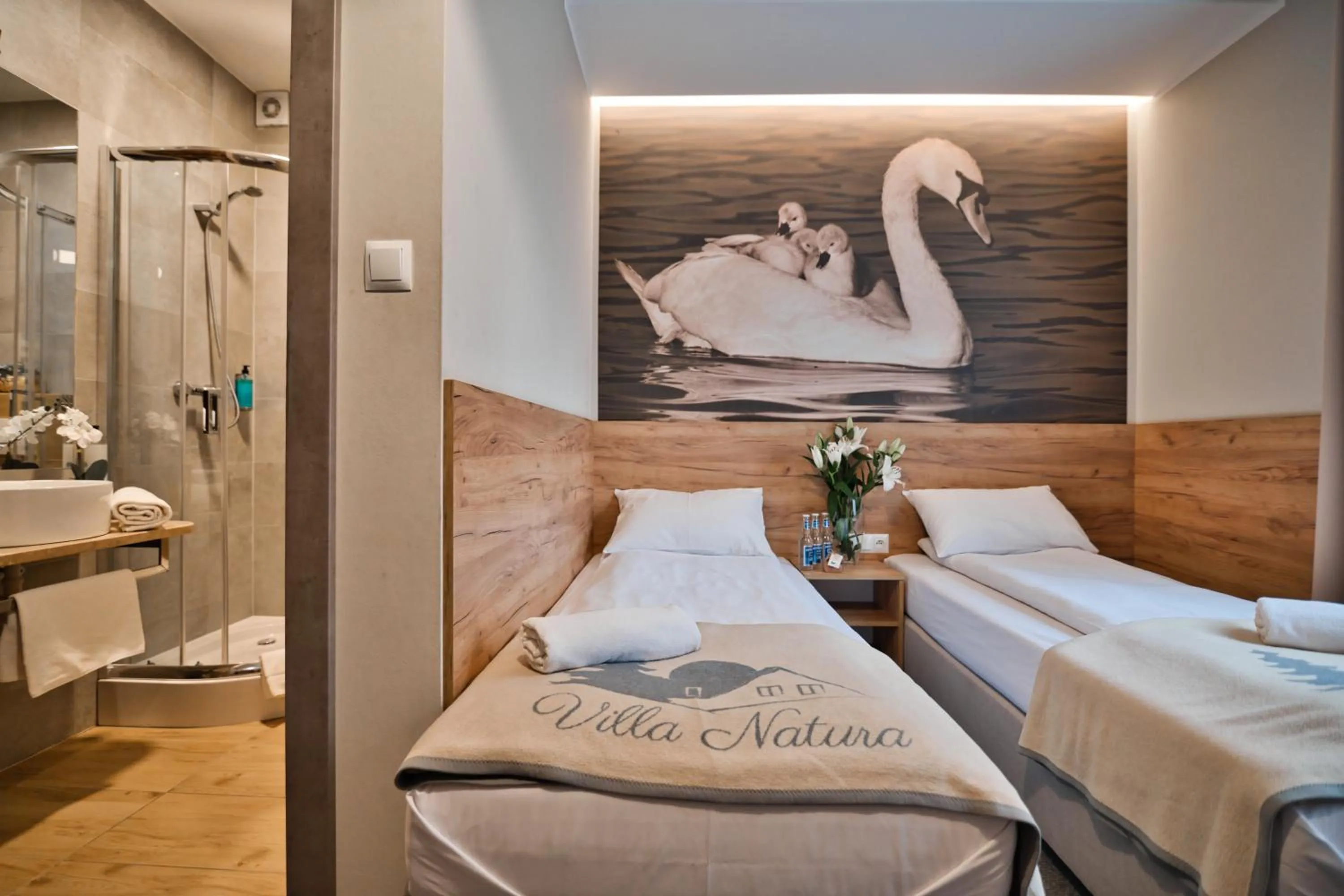 Bed in Villa Natura Zator Przeciszów