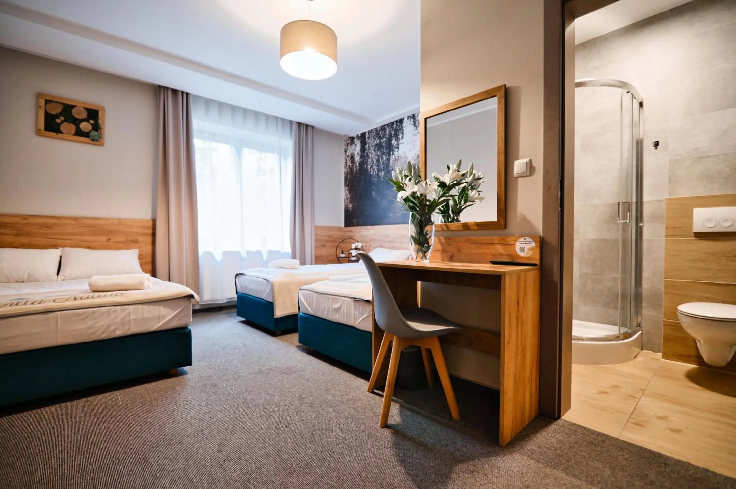 Bed in Villa Natura Zator Przeciszów