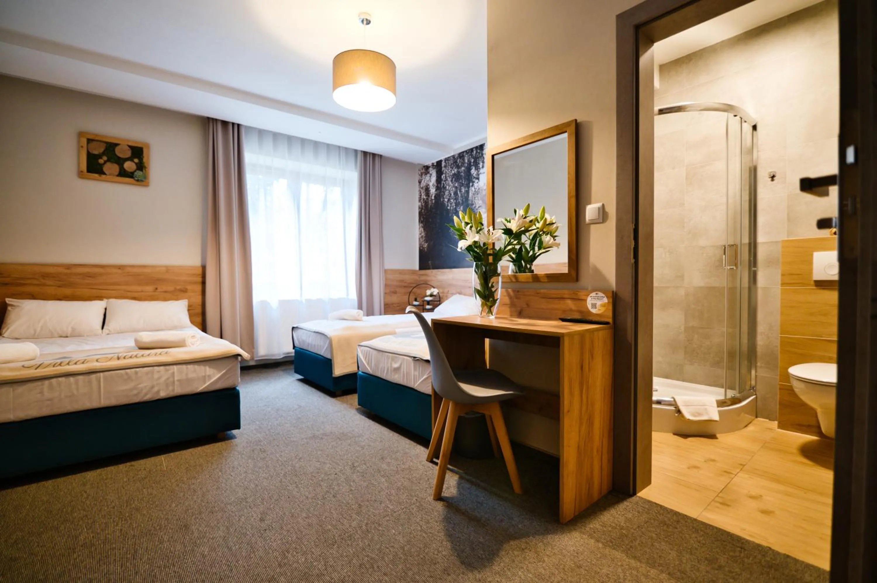 Bed in Villa Natura Zator Przeciszów