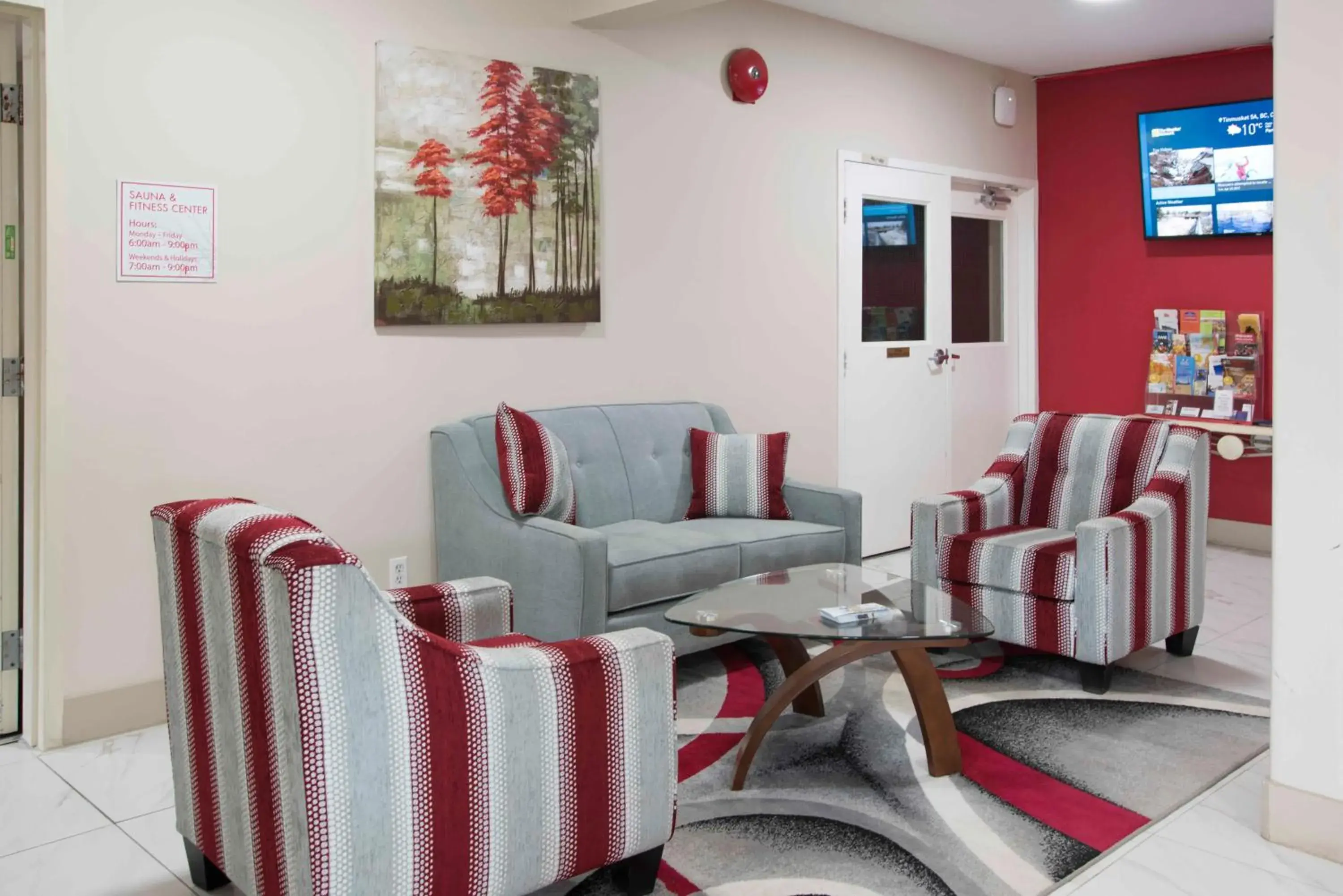 Lobby or reception in Ramada Limited 100 Mile House Lobby or reception in Ramada Limited 100 Mile House