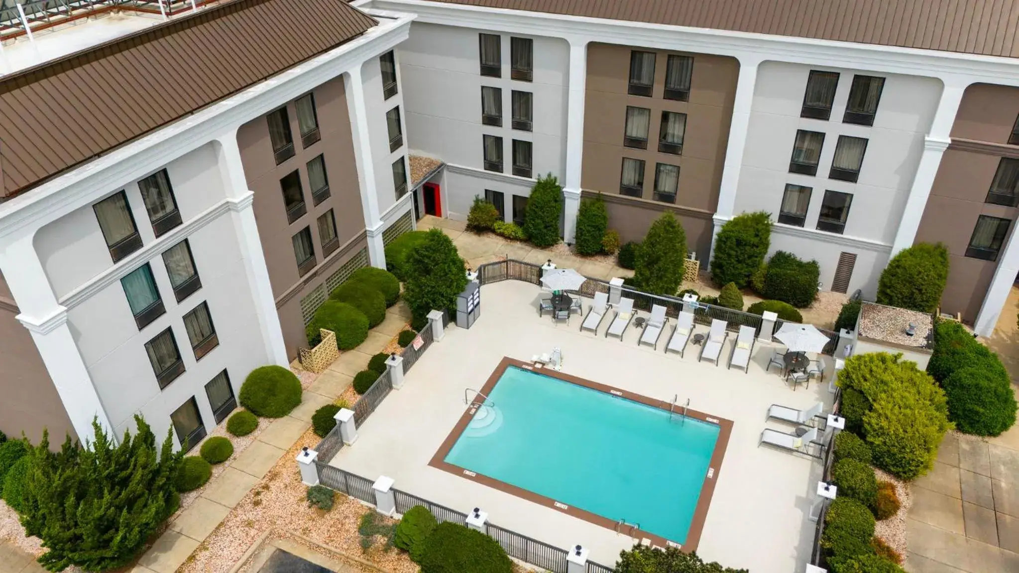 Swimming pool in Holiday Inn Express Burlington by IHG Swimming pool in Holiday Inn Express Burlington by IHG