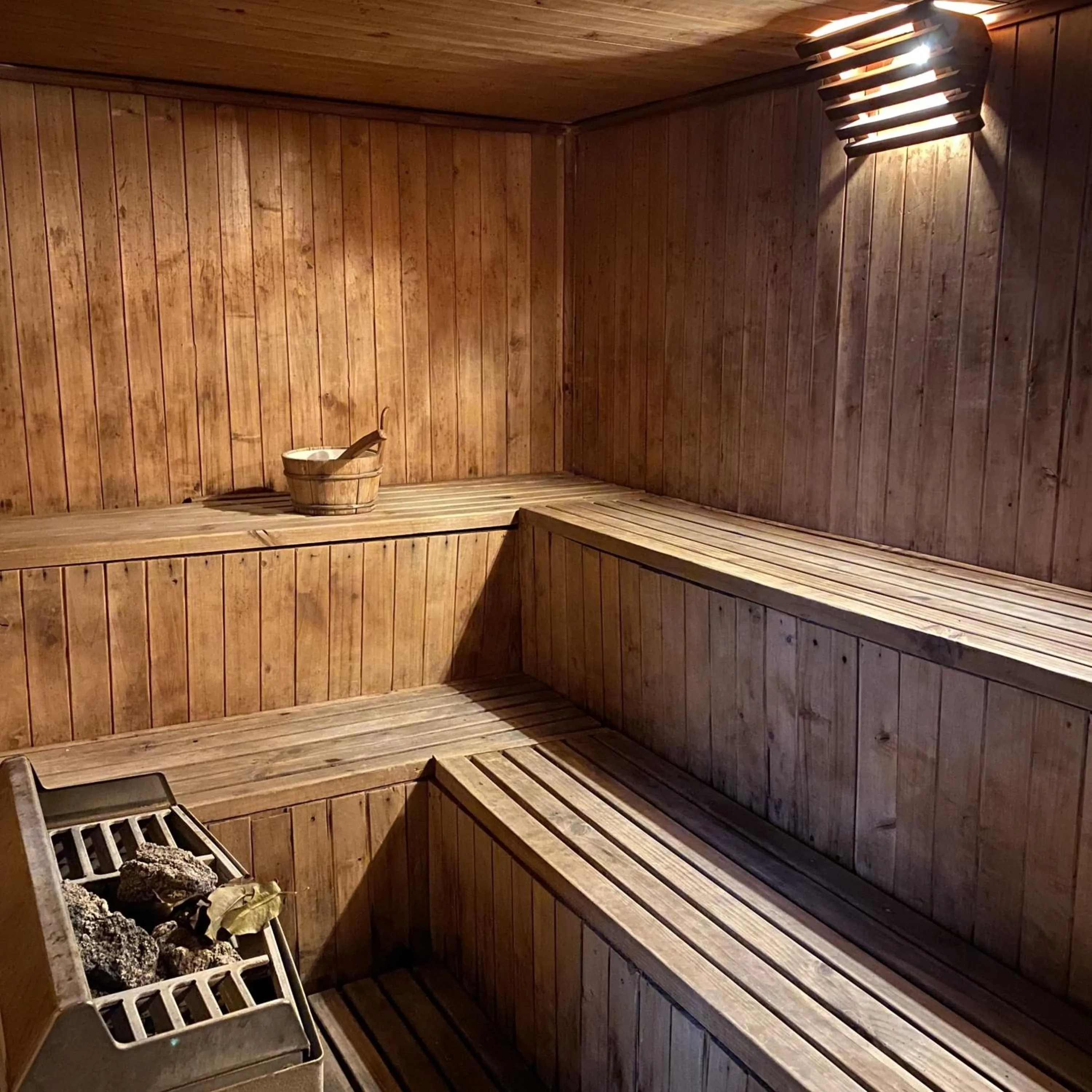 Sauna in Hippocampus Resort & Spa