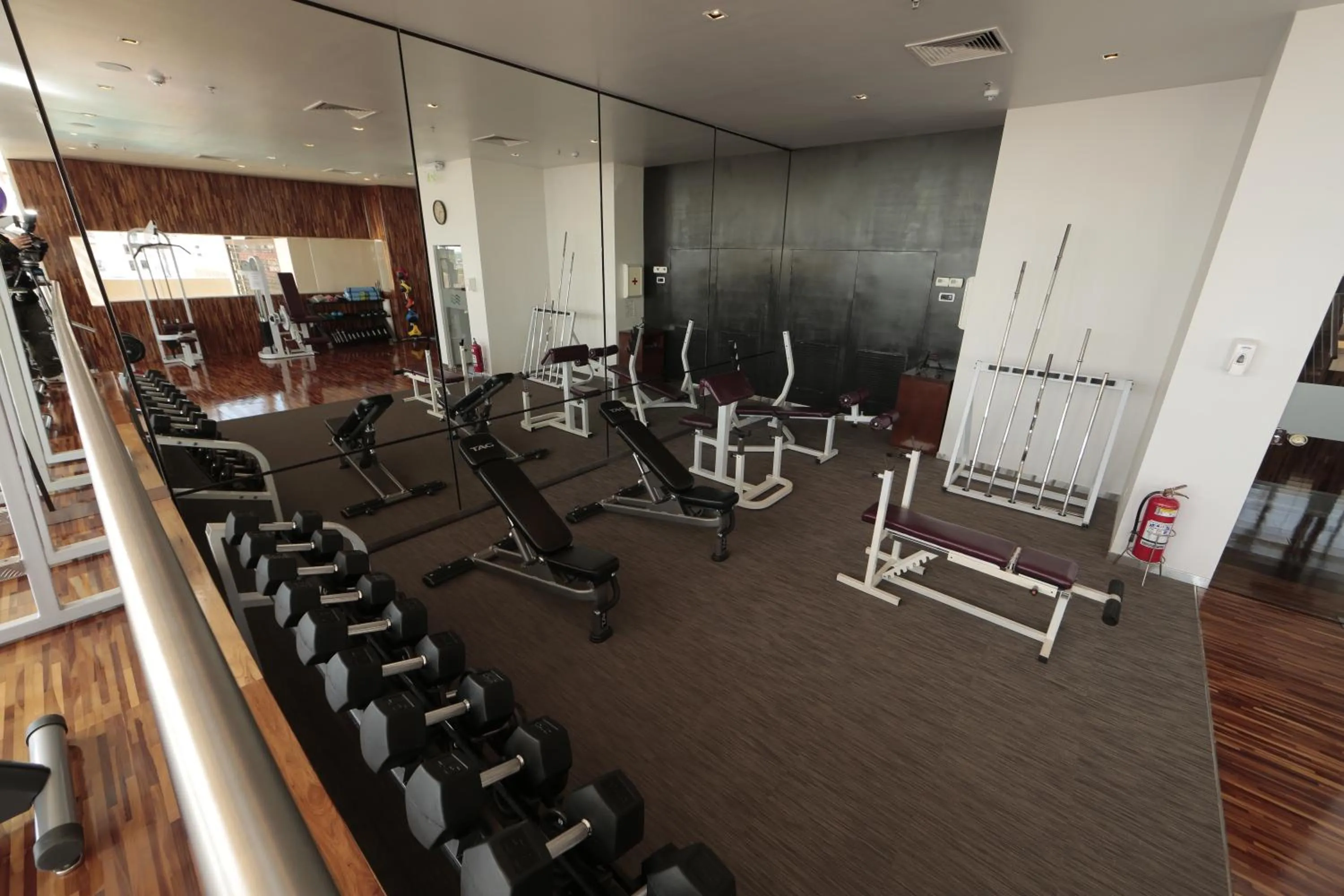 Fitness centre/facilities in Crowne Plaza Asunción by IHG
