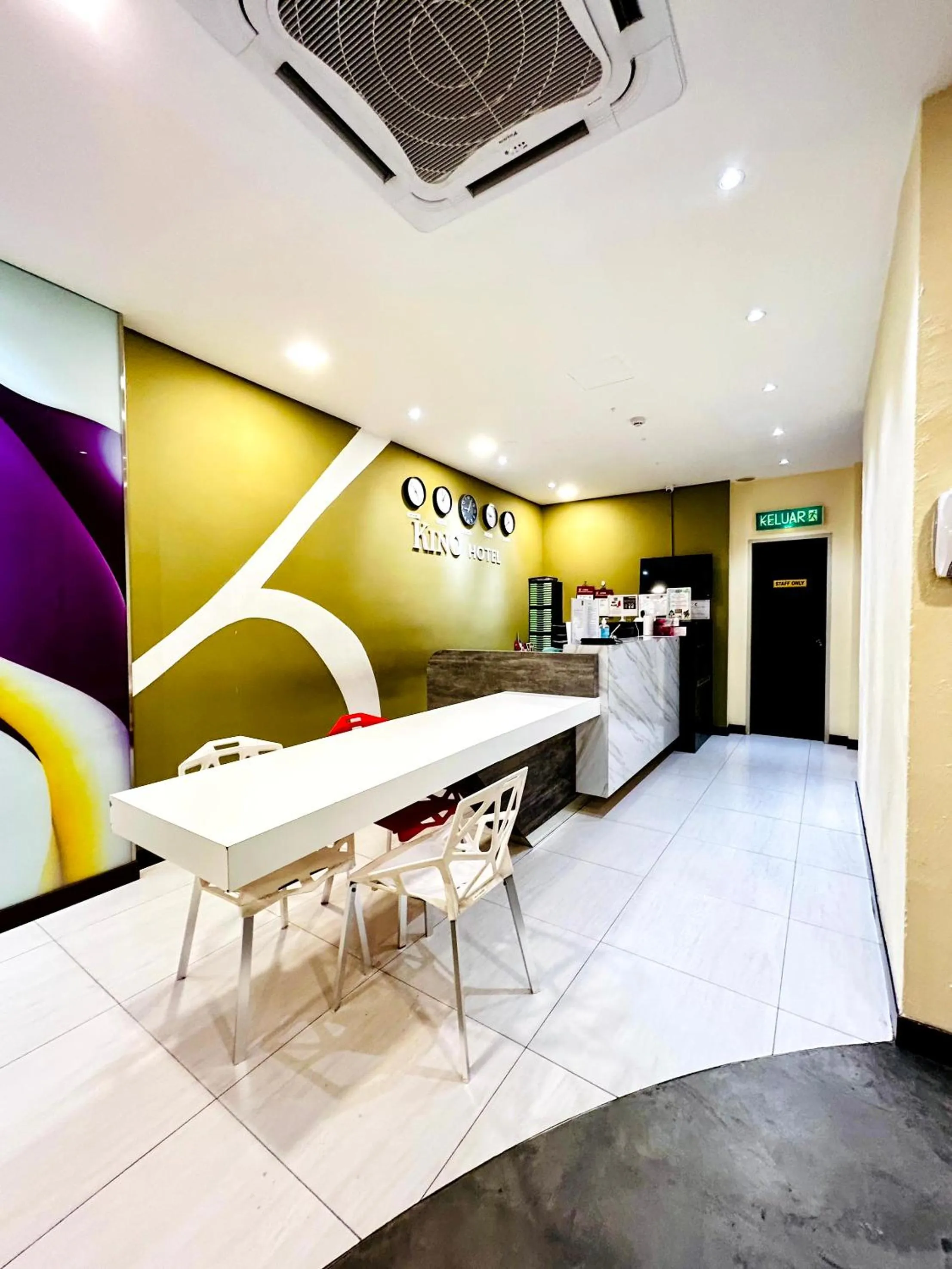 Lobby or reception in Kino Hotel