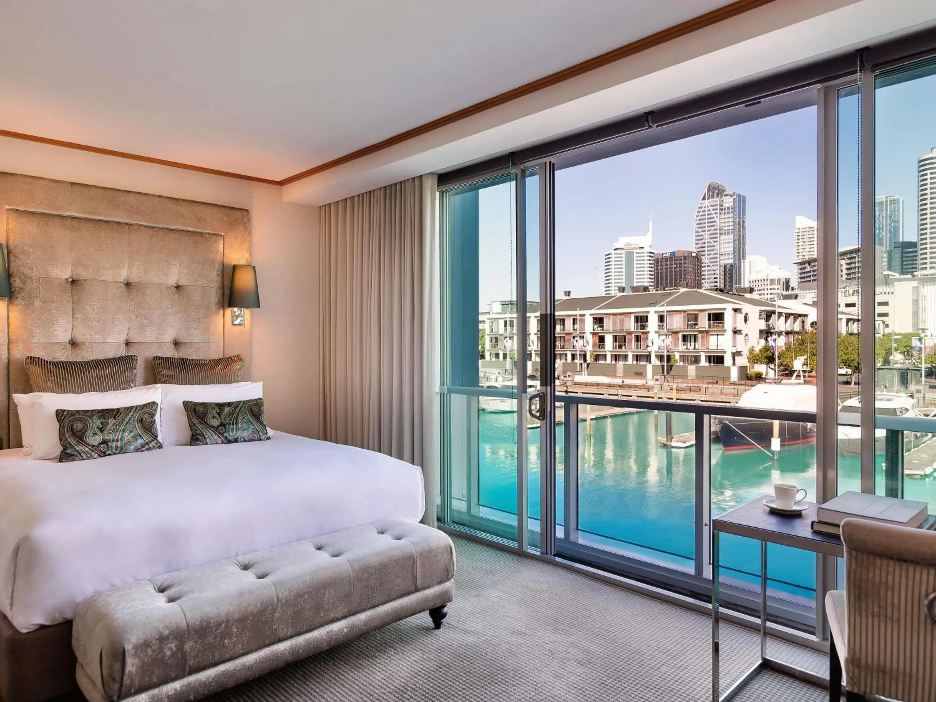 Bedroom, Bed in Sofitel Auckland Viaduct Harbour Bedroom, Bed in Sofitel Auckland Viaduct Harbour