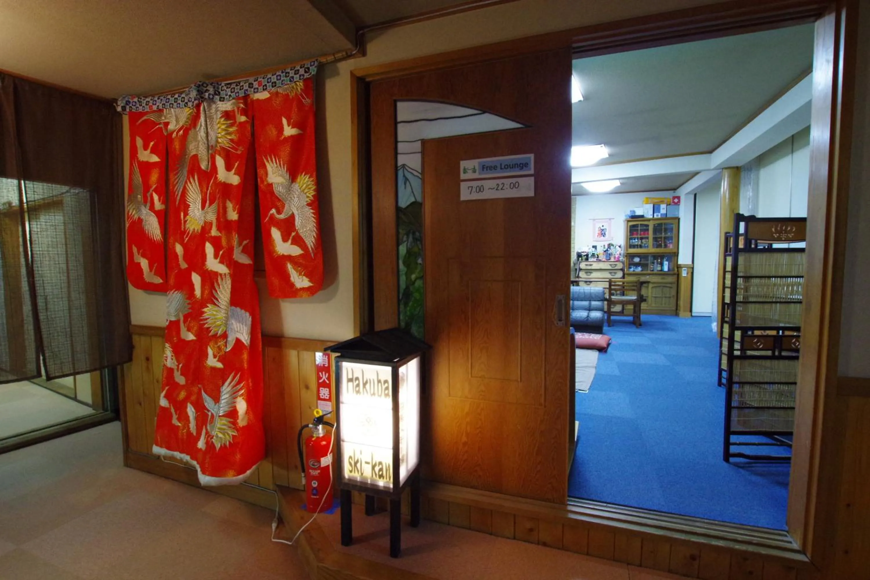 Decorative detail in Hakuba Ski-Kan