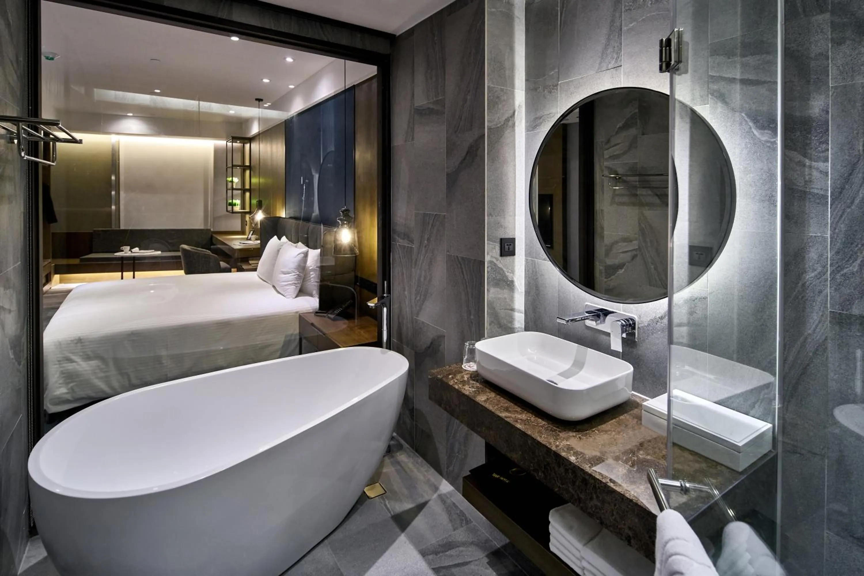 Bathroom in Harbour 10 Hotel