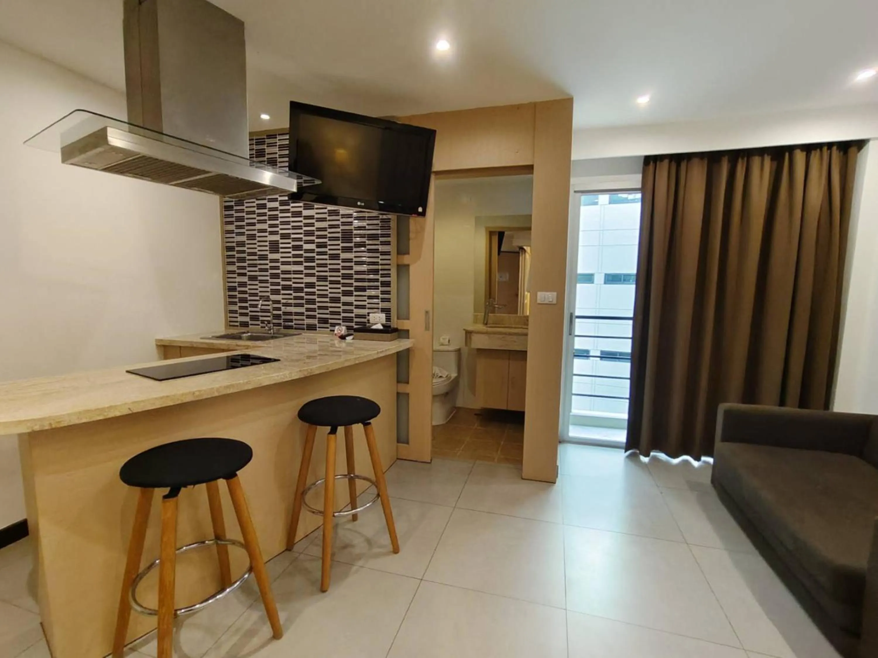 Kitchen or kitchenette in Patong Bay Residence