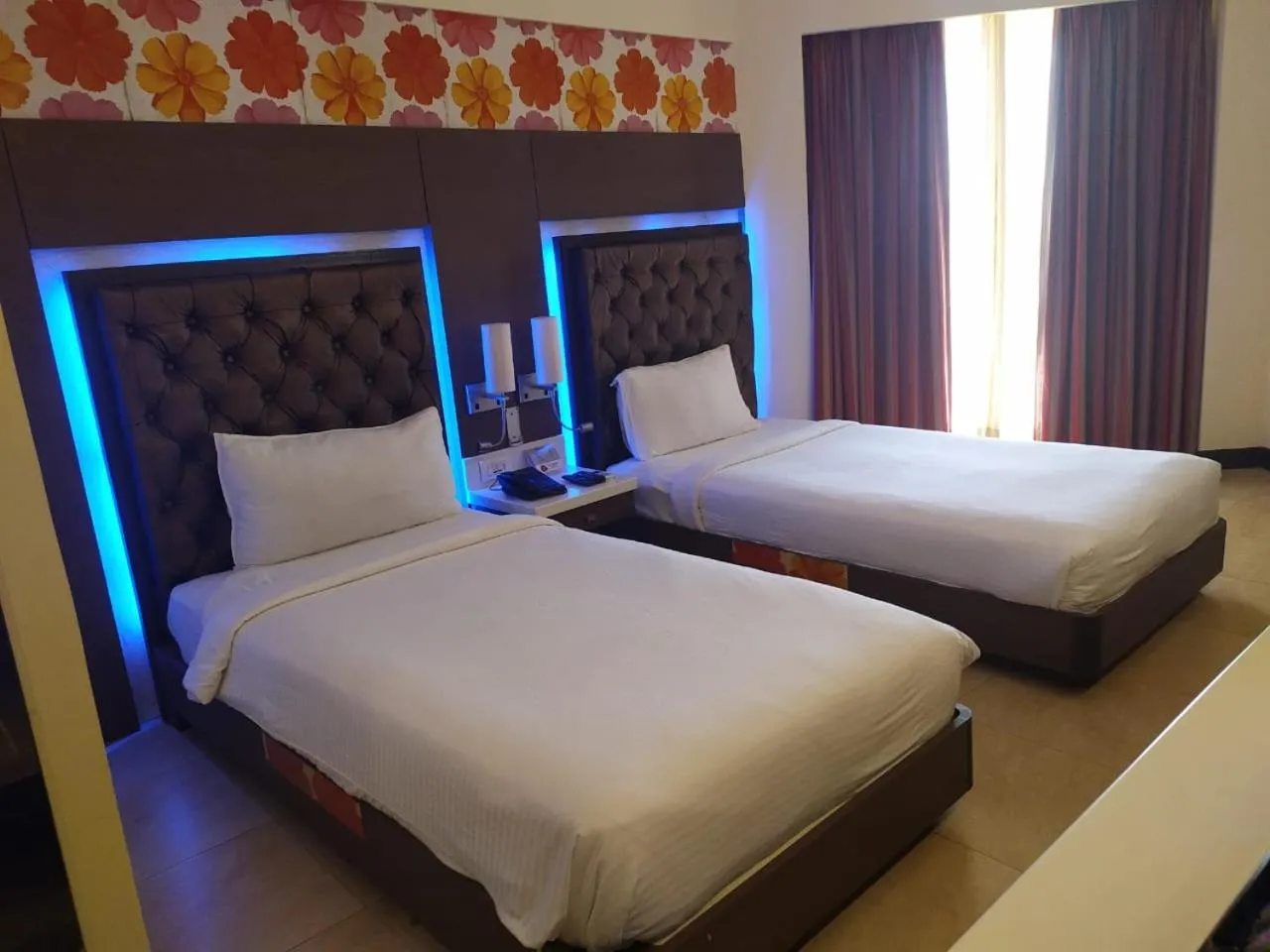 Bed in The Chariot Resort and Spa