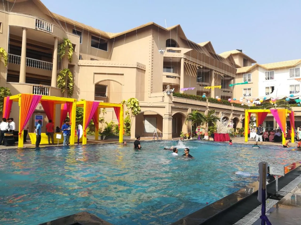 Swimming pool in The Chariot Resort and Spa