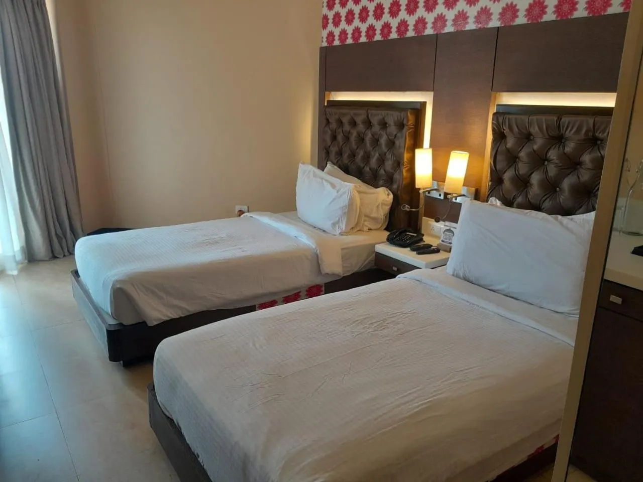 Bed in The Chariot Resort and Spa