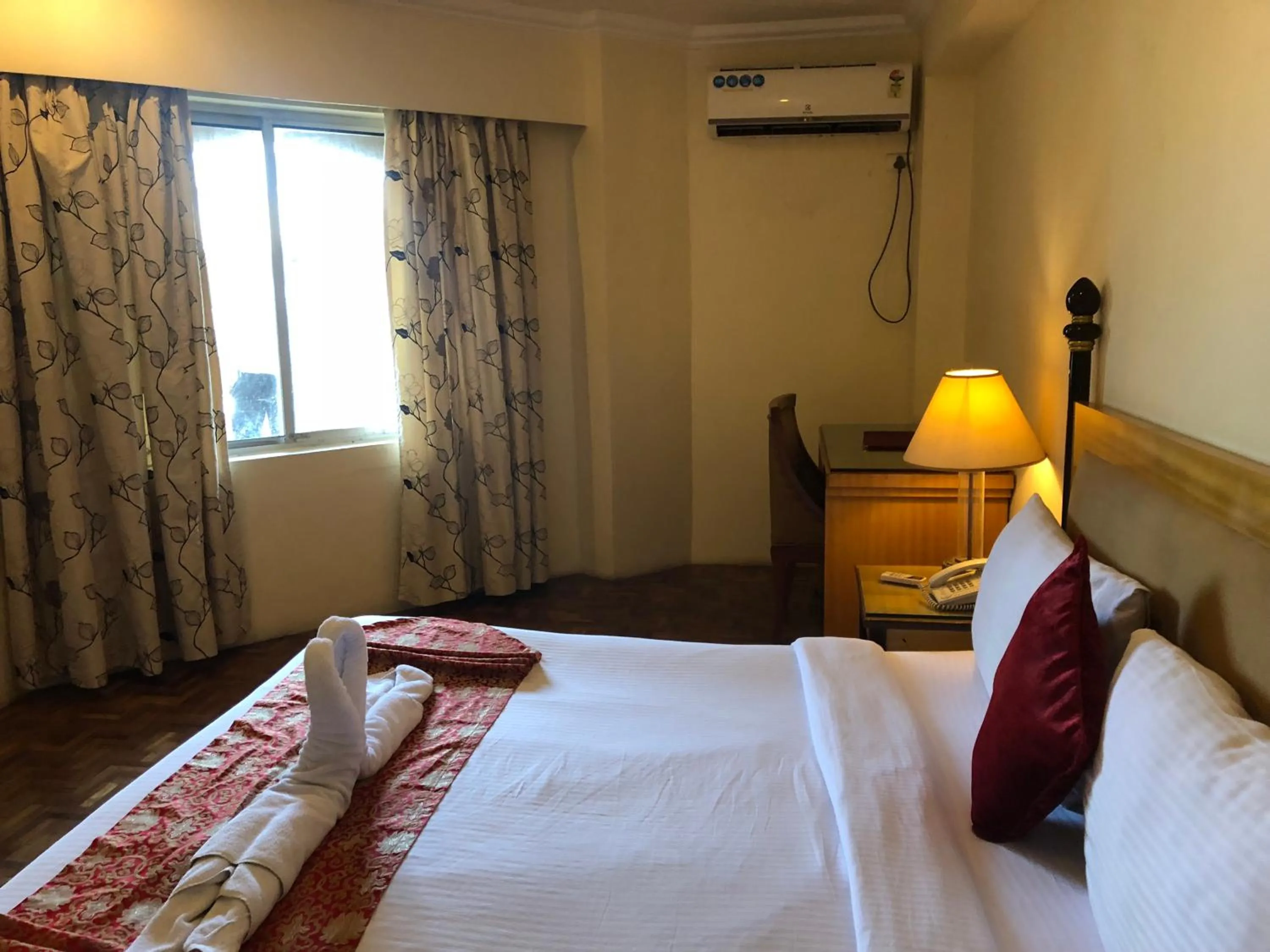 Bed in The Chariot Resort and Spa