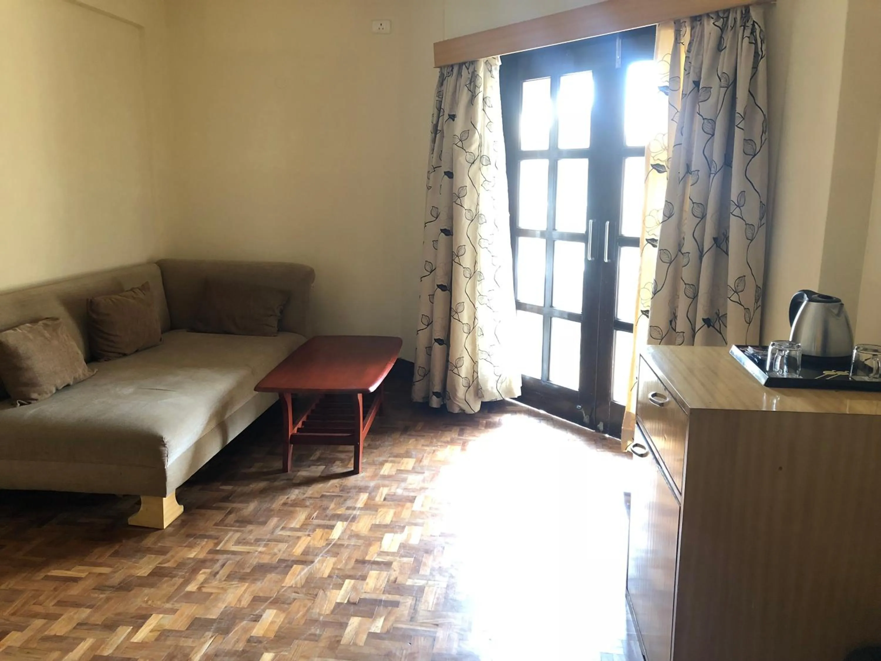 Bed in The Chariot Resort and Spa