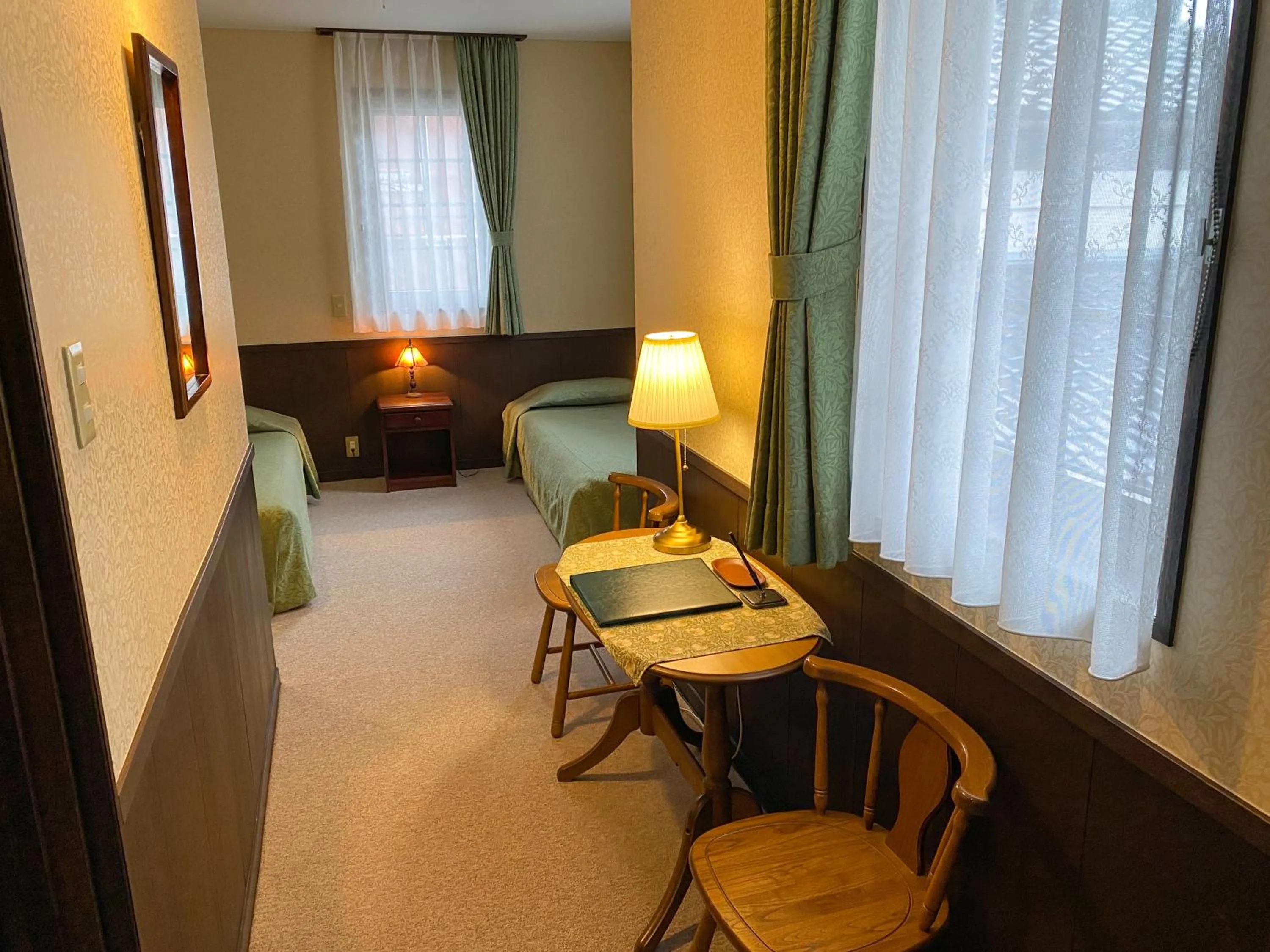 Bed in Camellia Inn Yukitsubaki