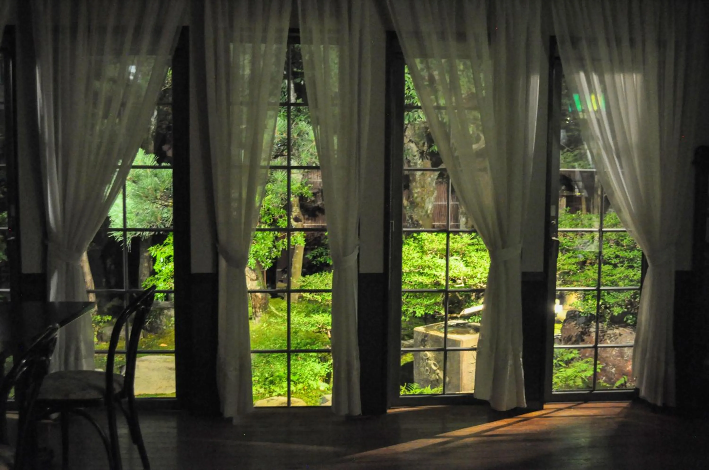 Garden in Camellia Inn Yukitsubaki