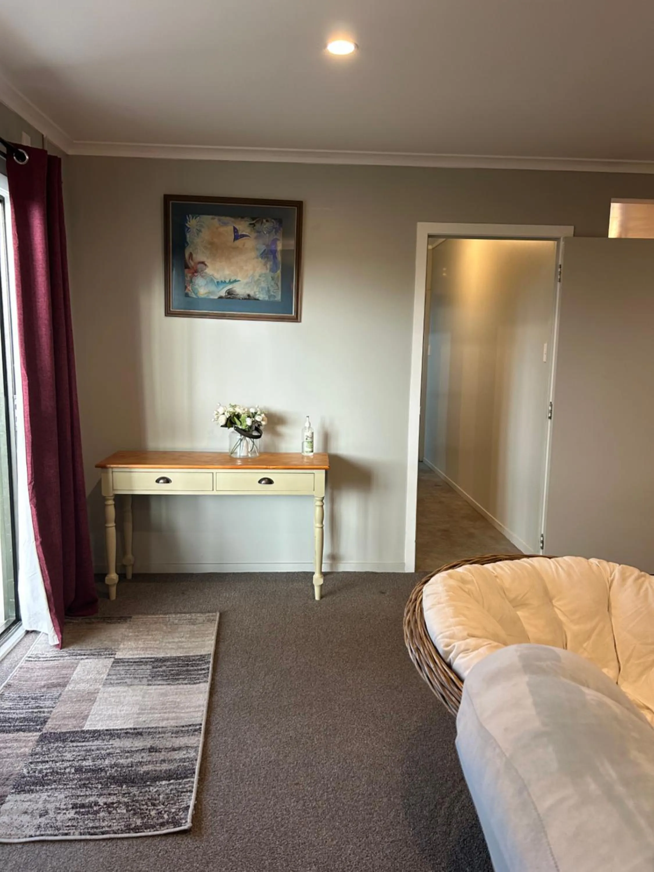 Bed in Mystery Creek Motel