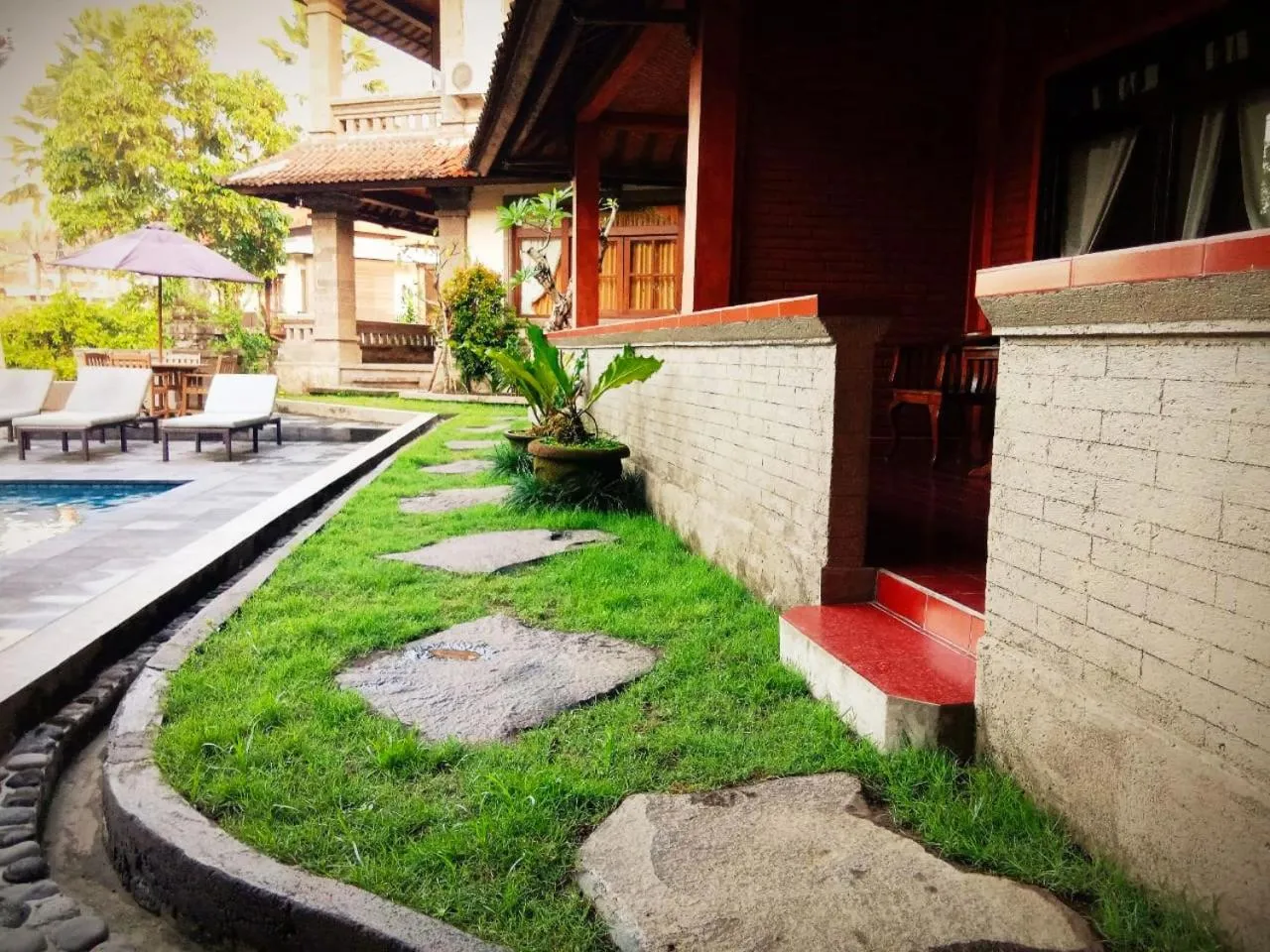 Swimming pool in Pande Permai Bungalows