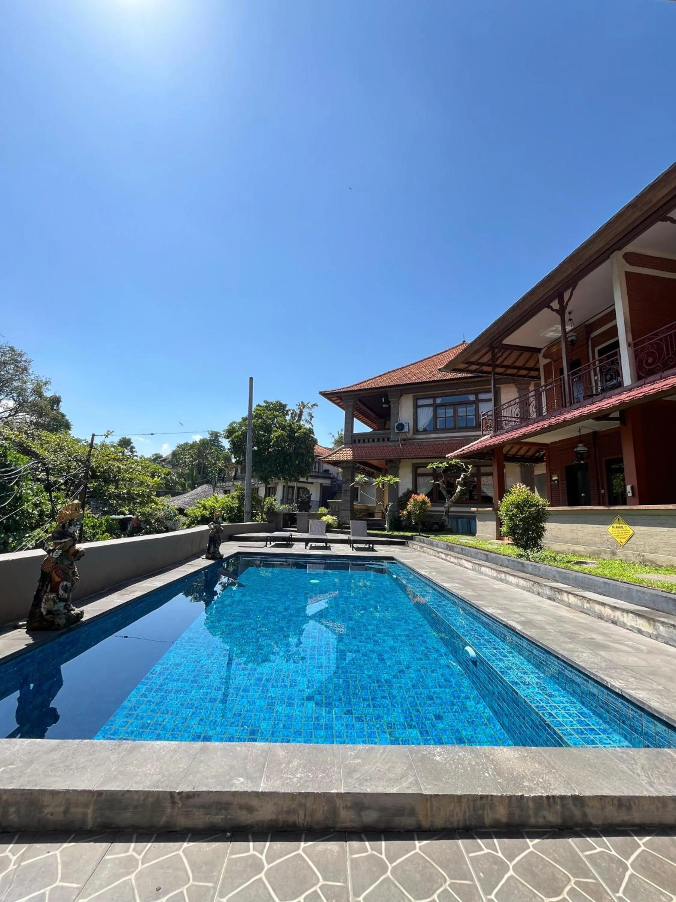 Swimming pool in Pande Permai Bungalows