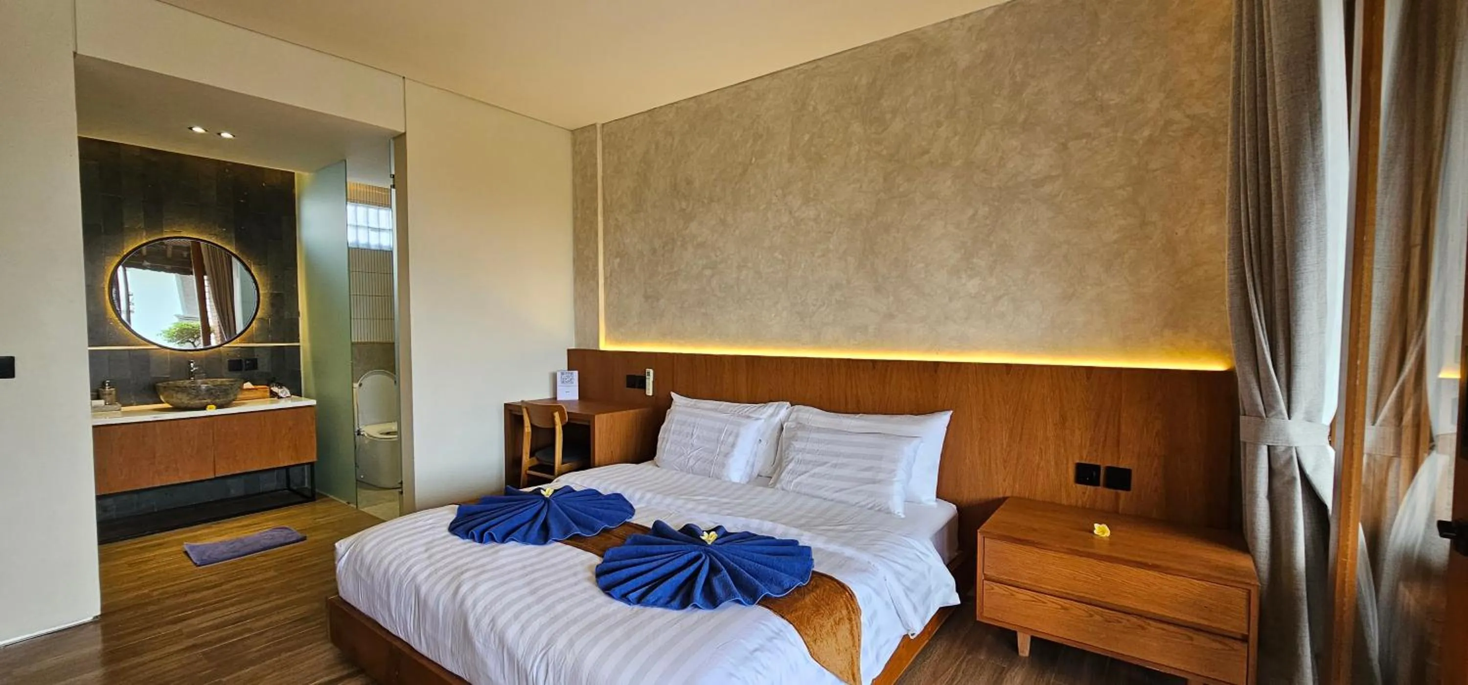 Bed in Kun - Kun Guest House Ubud