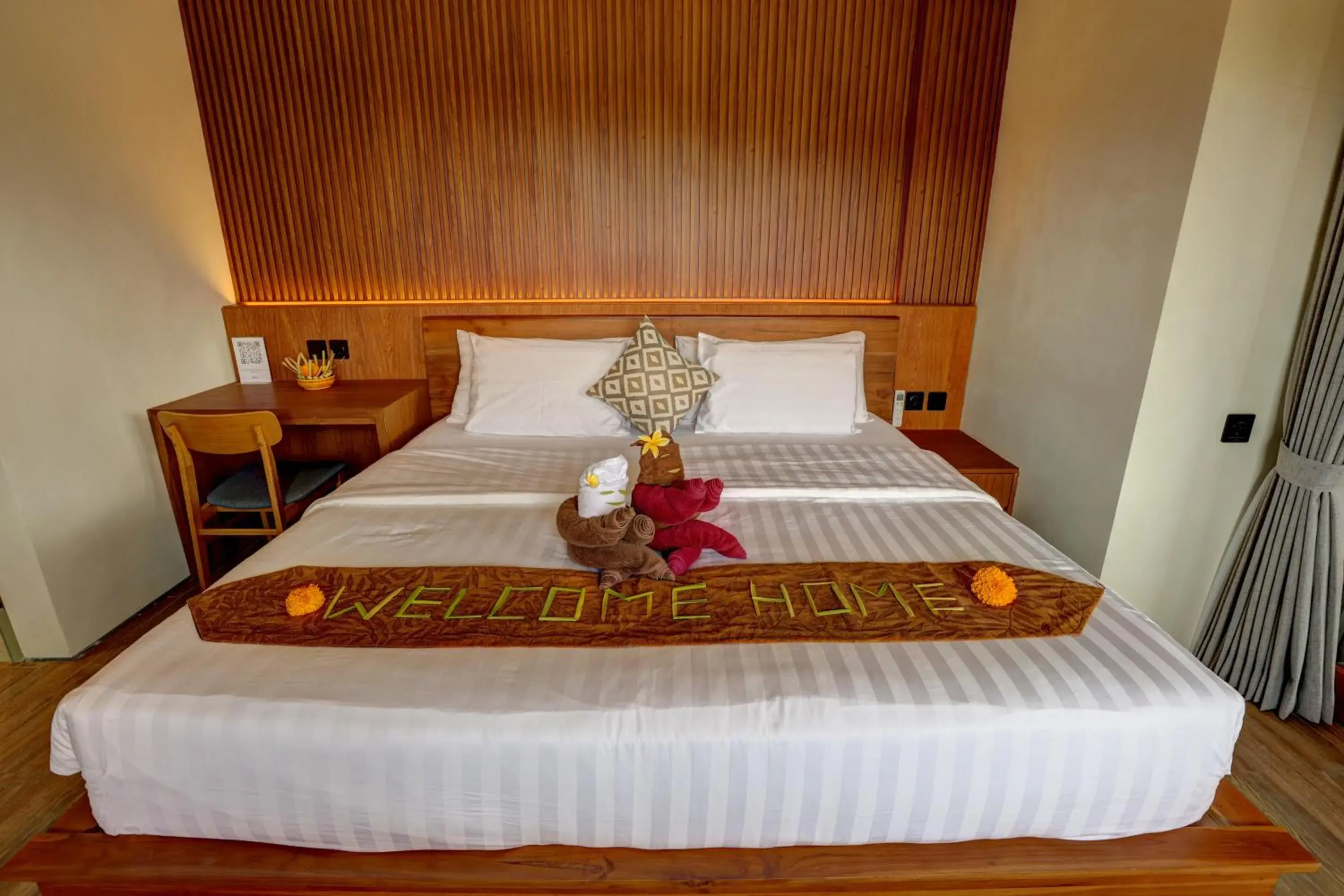 Bed in Kun - Kun Guest House Ubud Bed in Kun - Kun Guest House Ubud