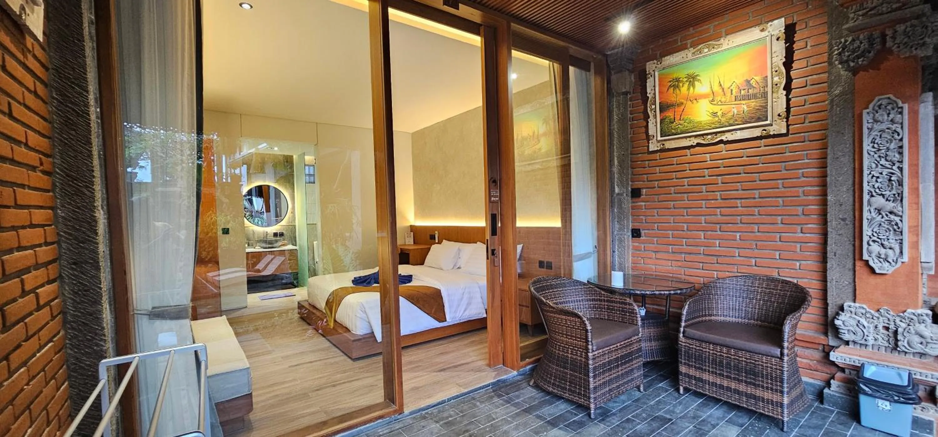 Seating area in Kun - Kun Guest House Ubud