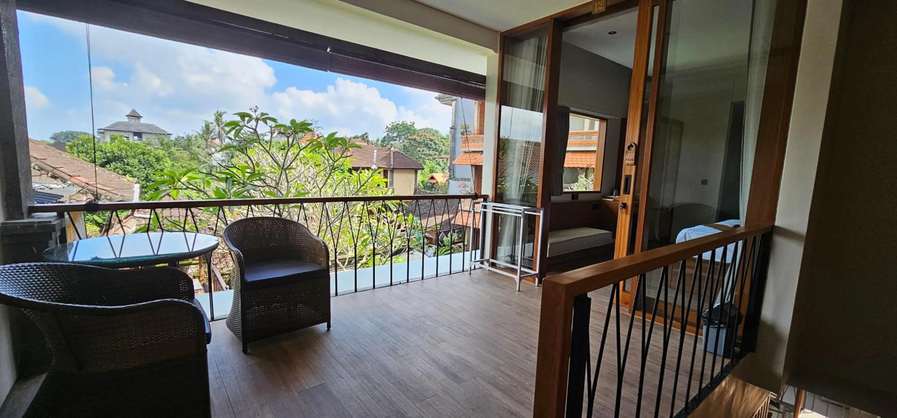 Balcony/Terrace in Kun - Kun Guest House Ubud