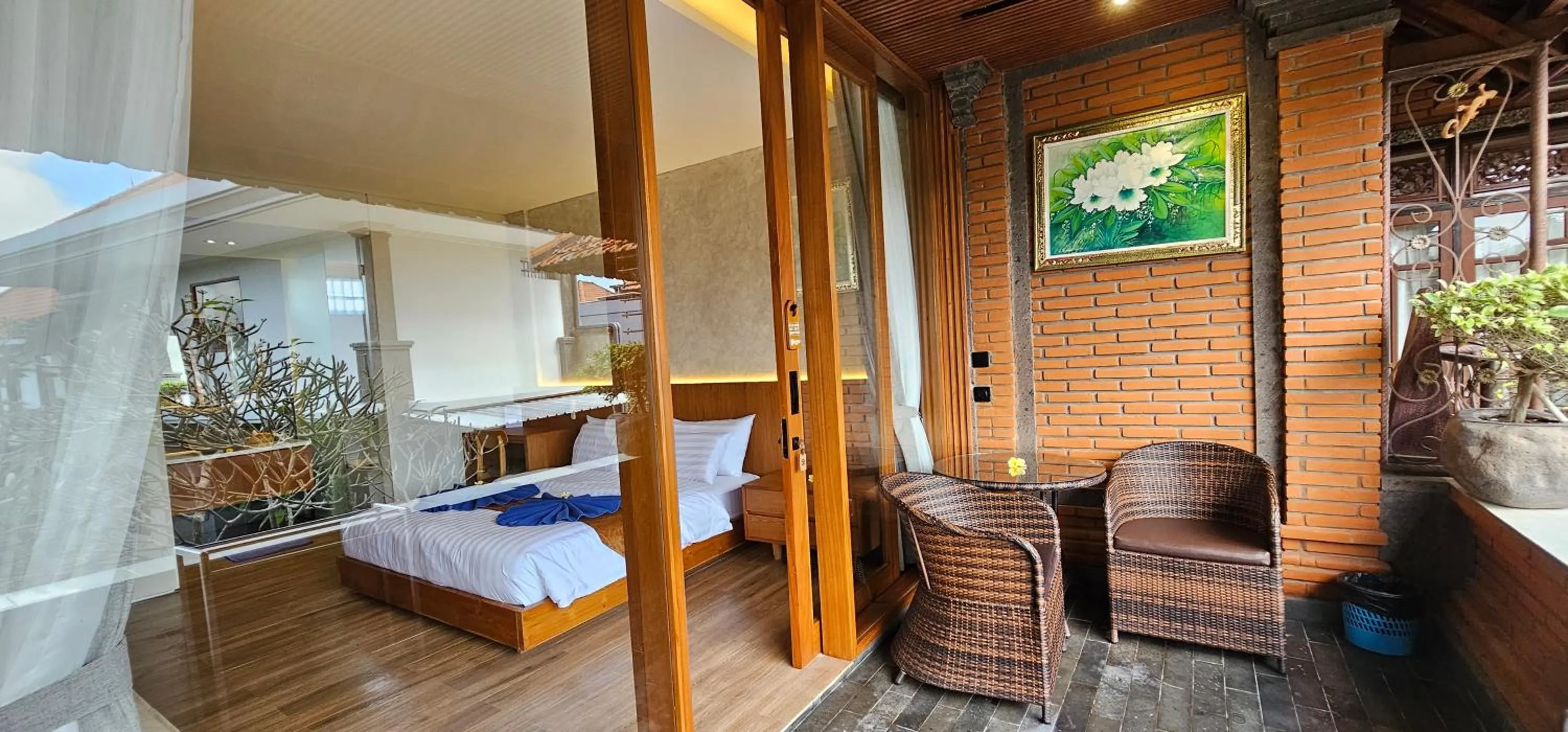 Patio in Kun - Kun Guest House Ubud