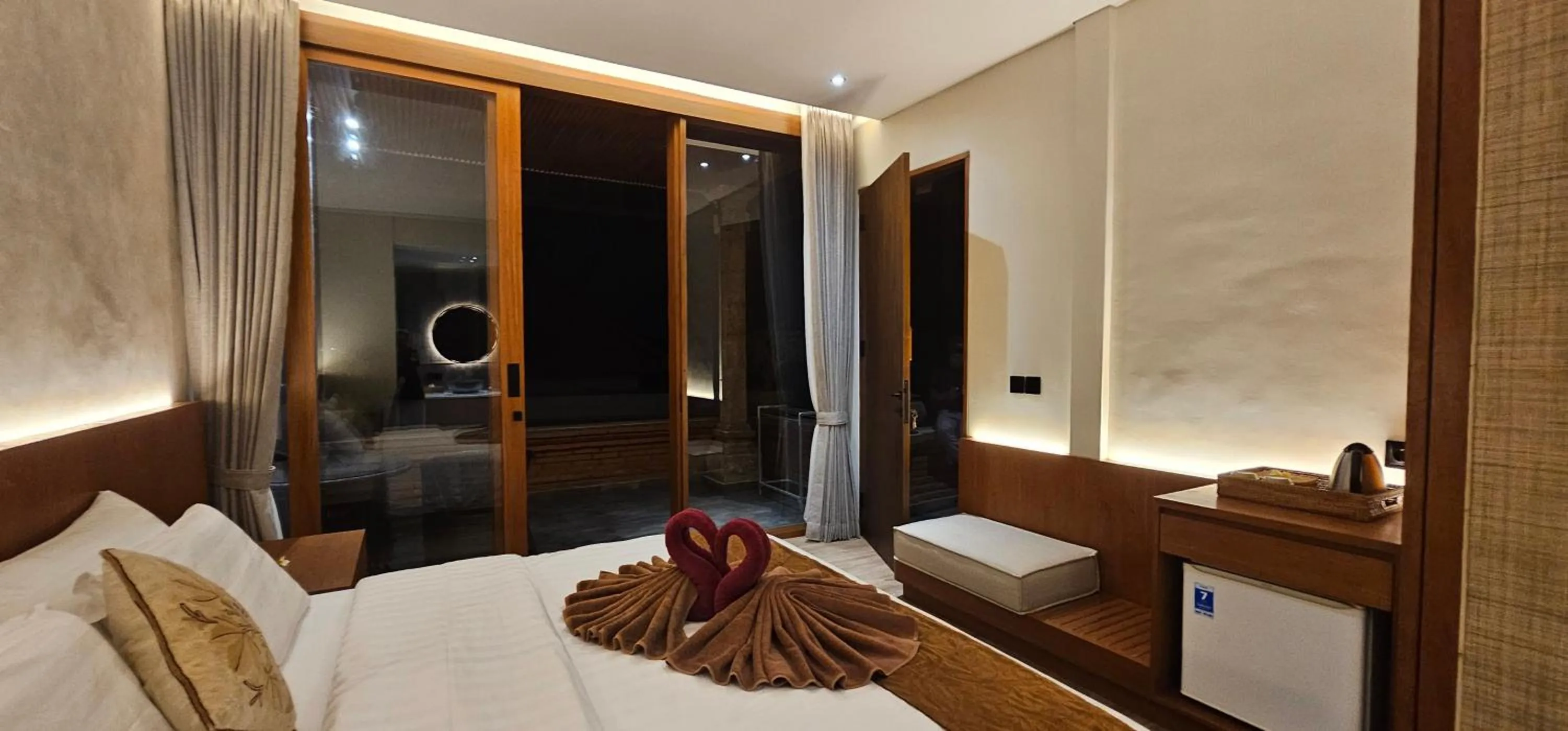 Bed in Kun - Kun Guest House Ubud