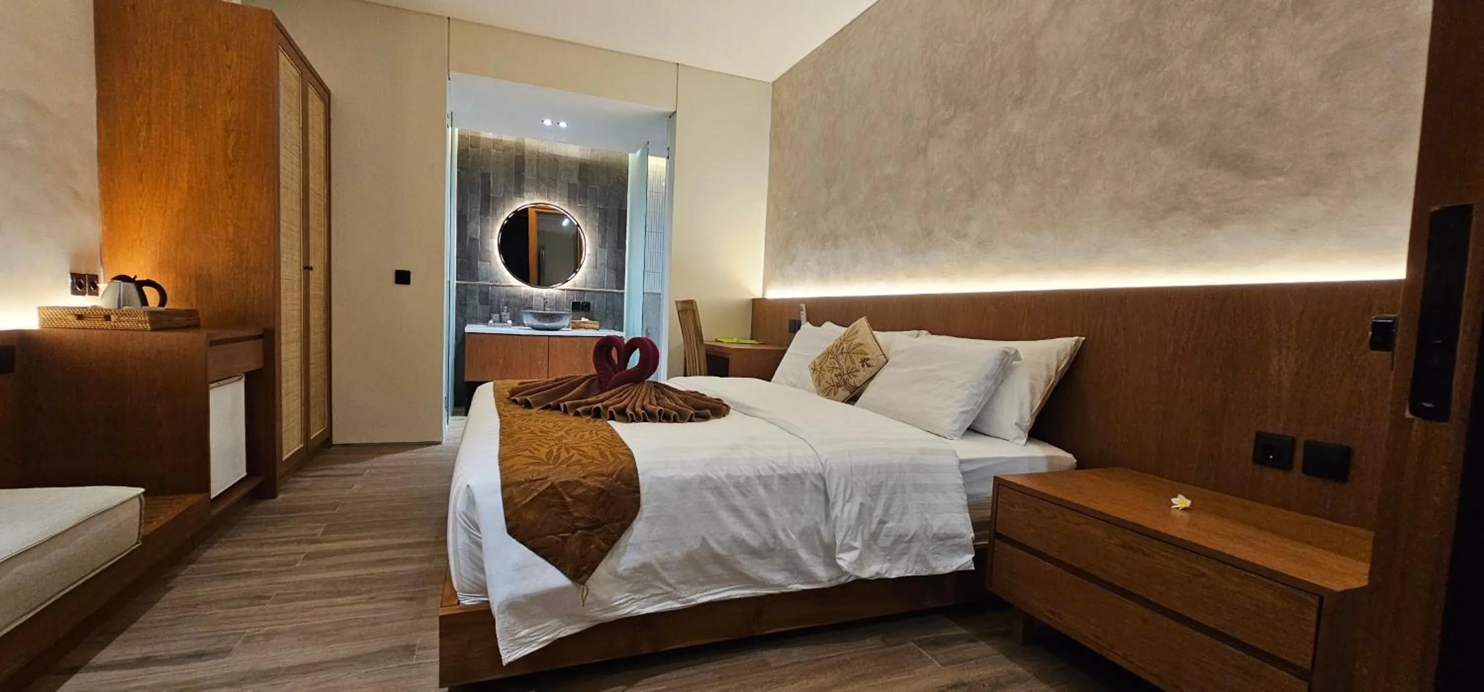 Bed in Kun - Kun Guest House Ubud