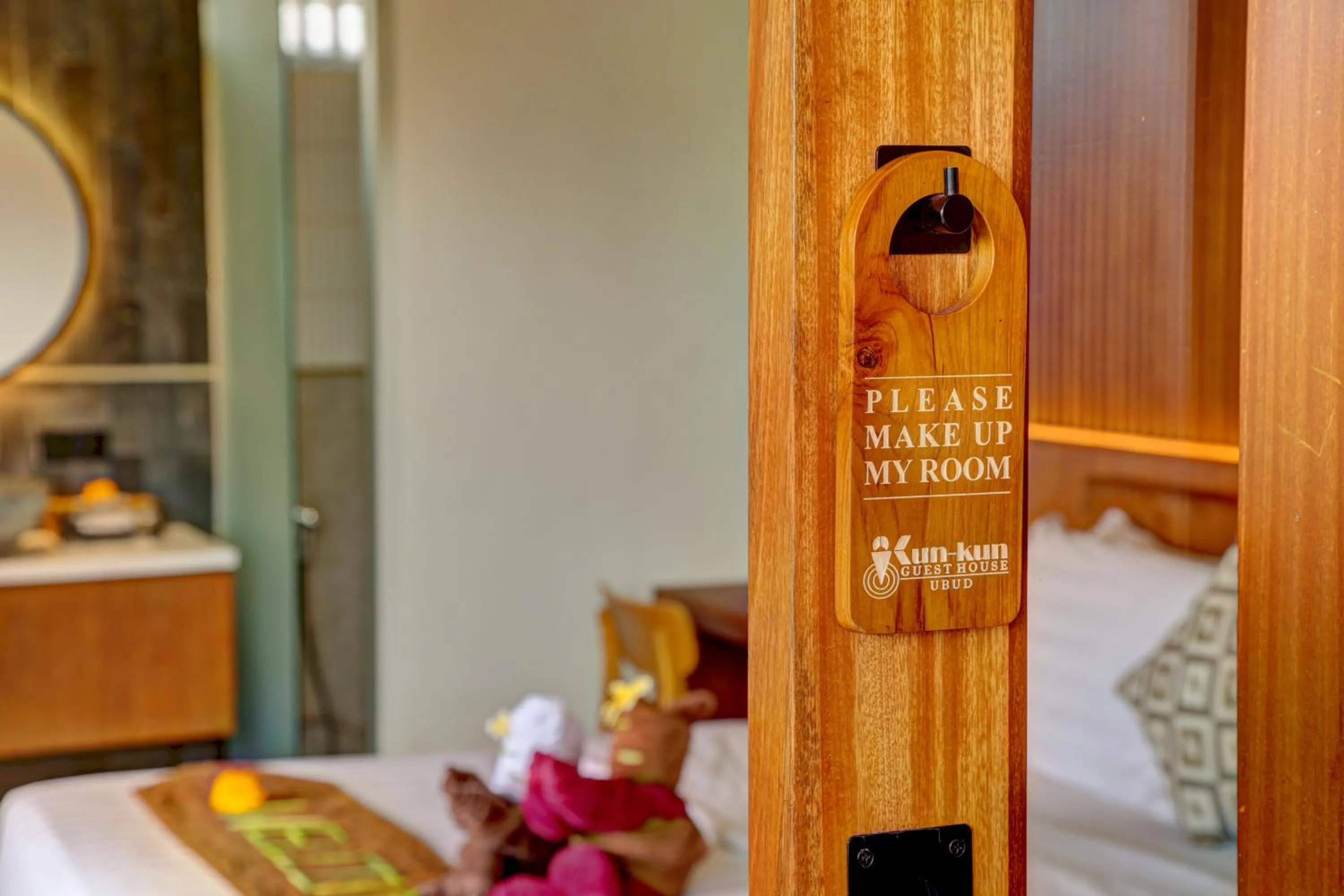 Decorative detail, Bed in Kun - Kun Guest House Ubud