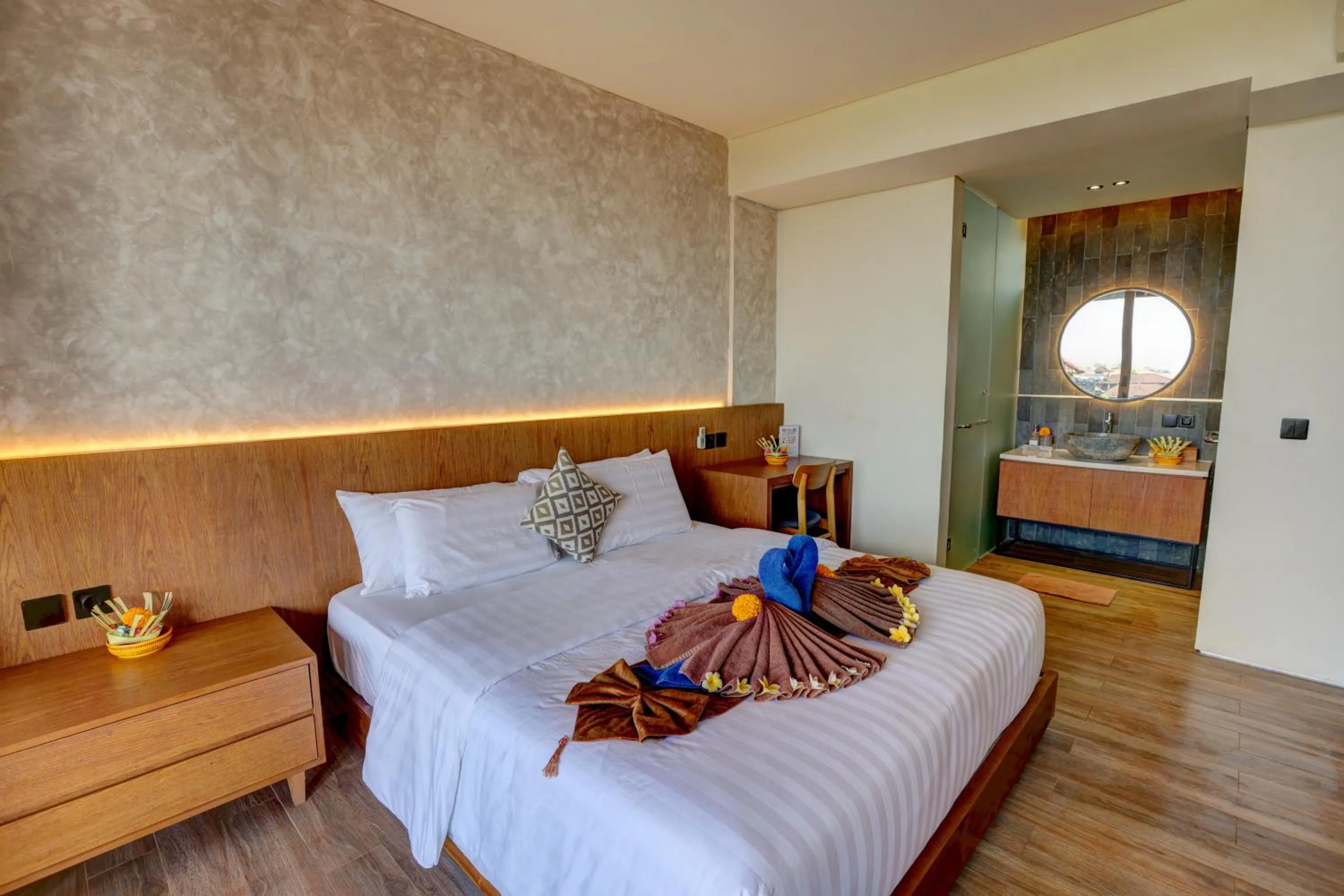 Bed in Kun - Kun Guest House Ubud