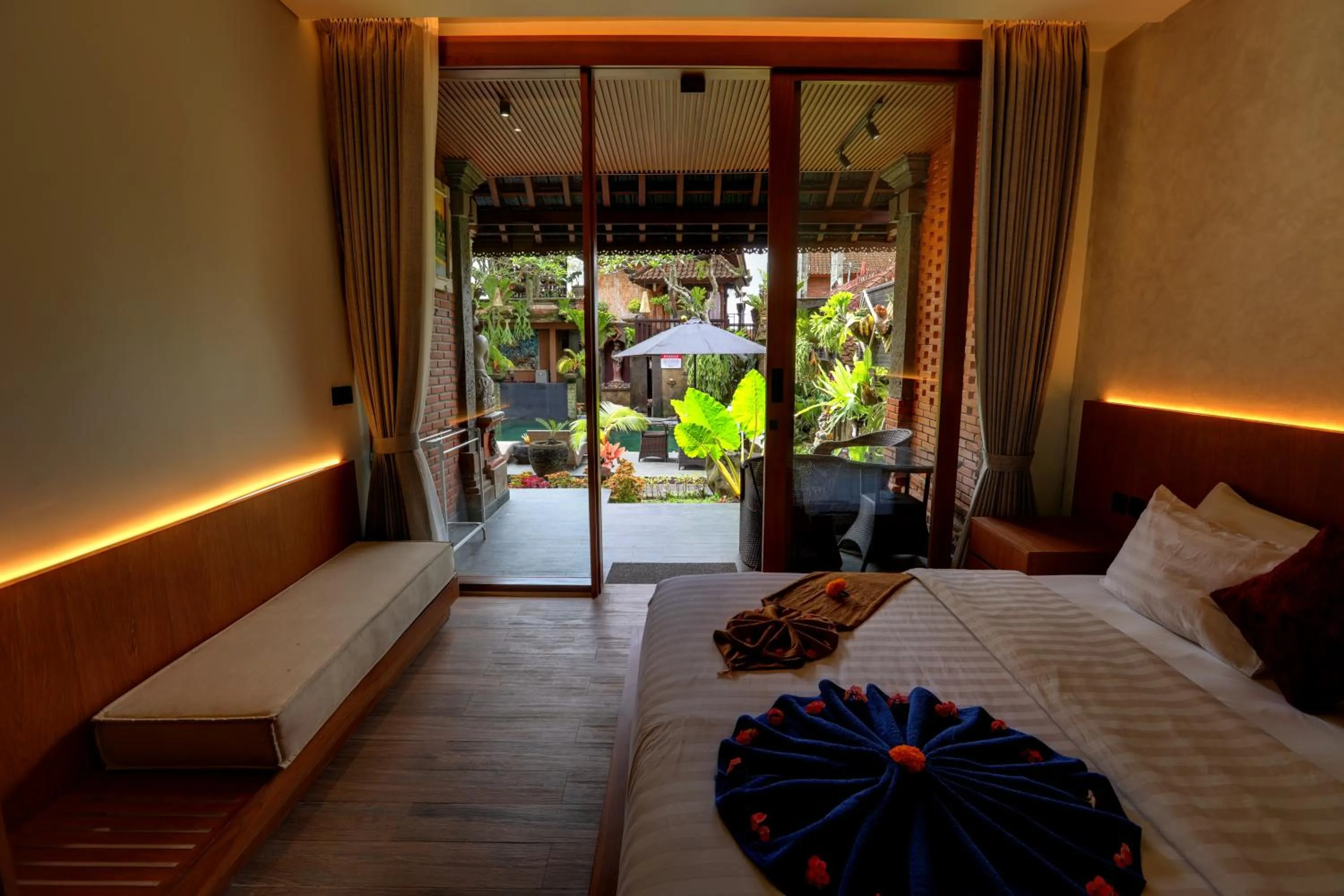 Bed in Kun - Kun Guest House Ubud