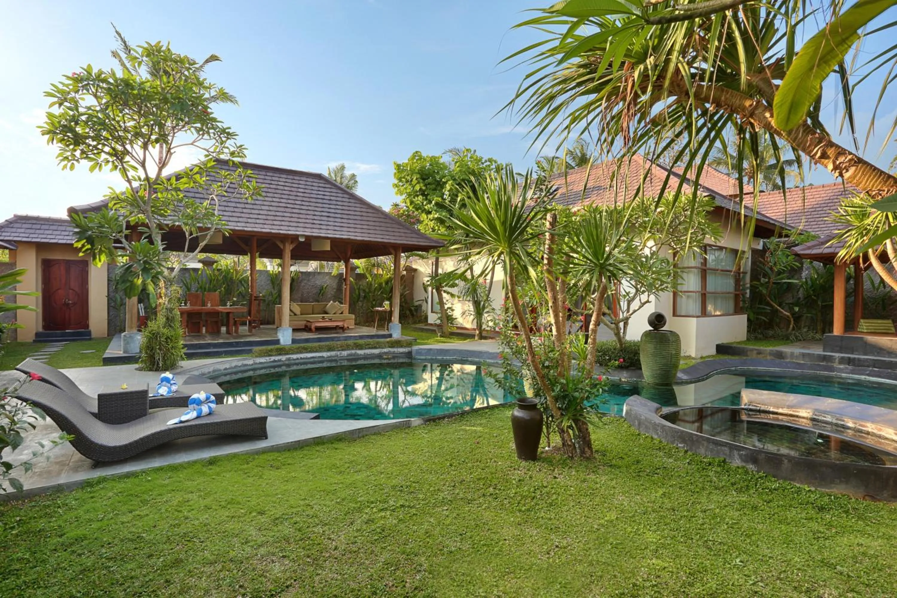 Swimming pool in The Kampung Ubud Villa