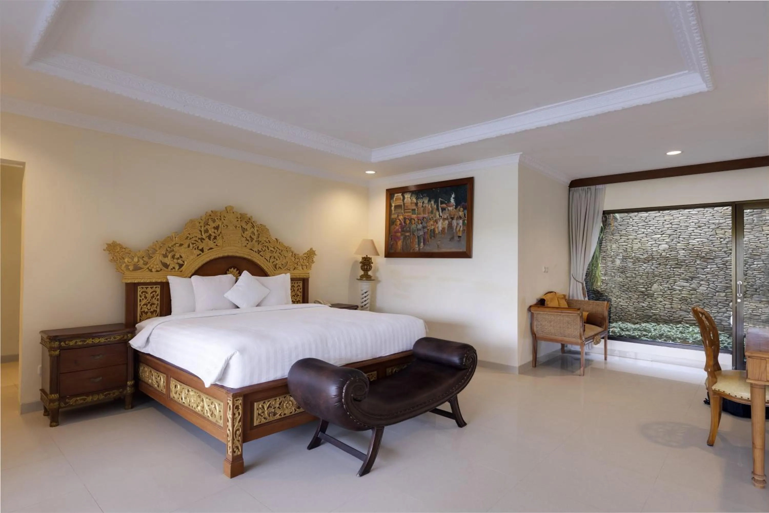 Bed in Rijasa Agung Resort and Villas