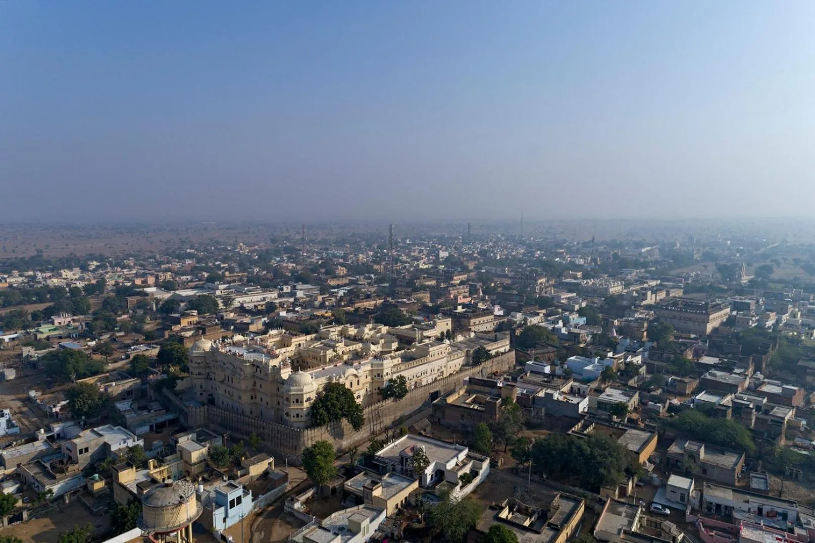 Bird's eye view in Alsisar Mahal- Heritage Hotel