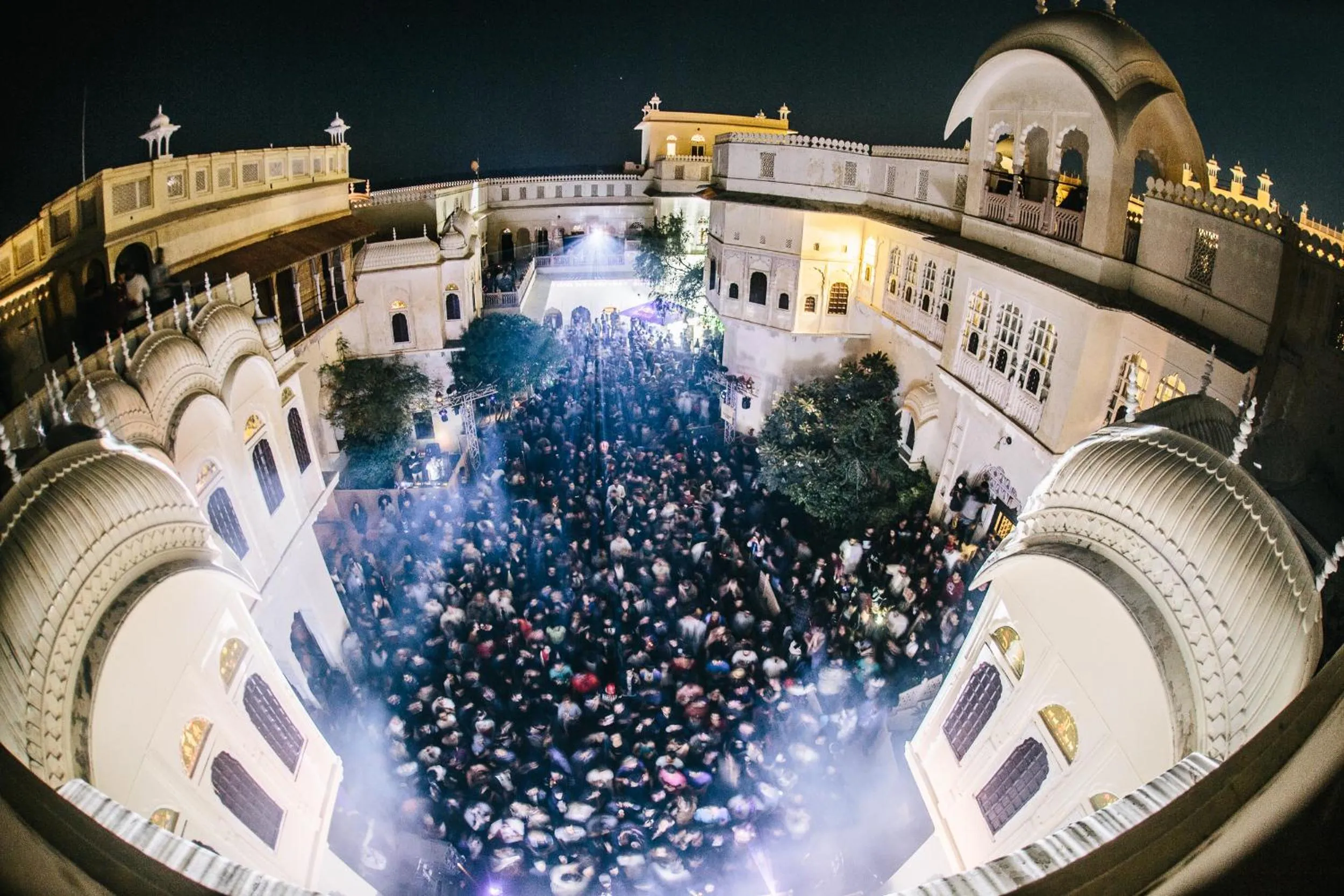 Bird's eye view in Alsisar Mahal- Heritage Hotel